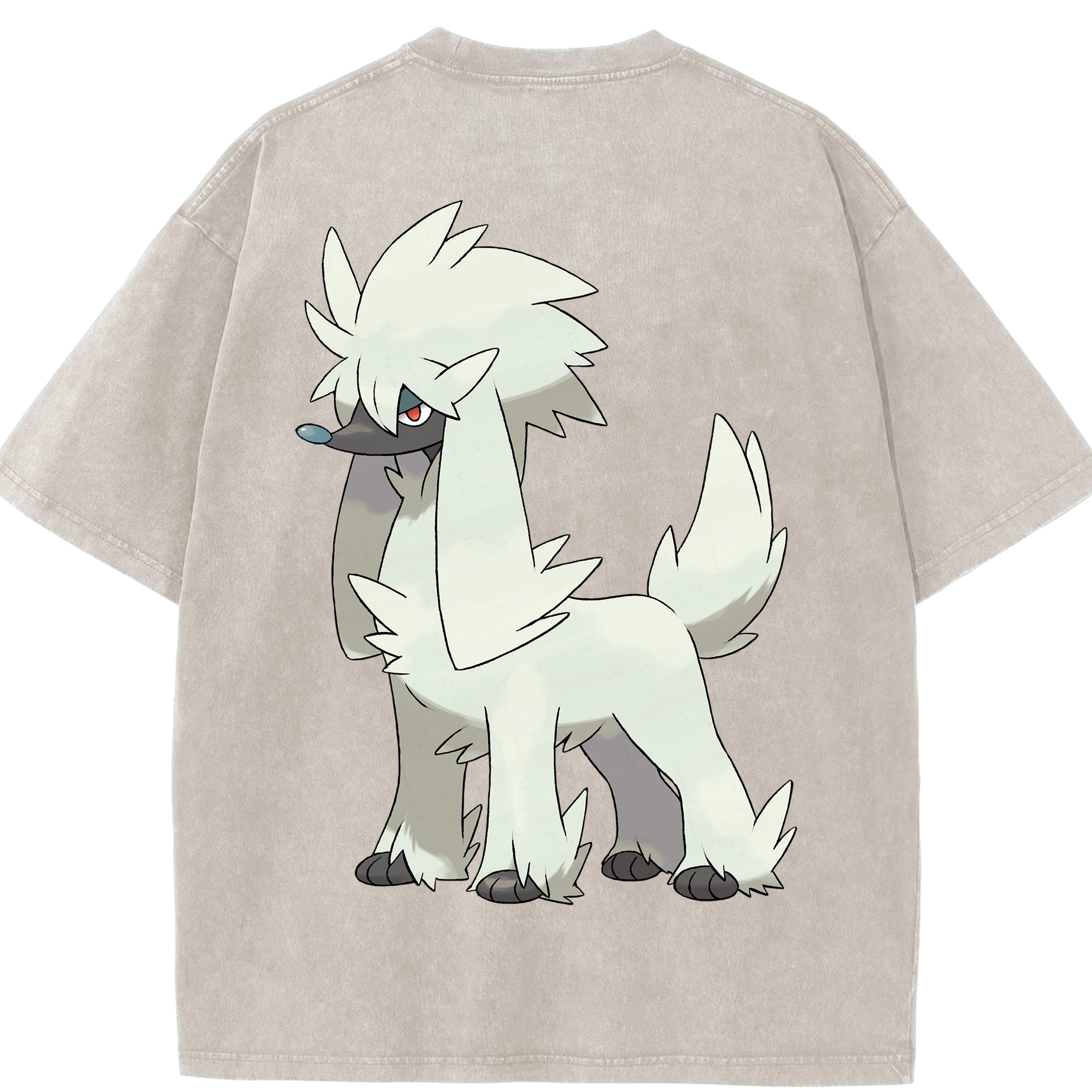 （画像用） ポケットモンスター Pokémon 綿100% ヴィンテージ風 半袖Tシャツ（背面プリント）