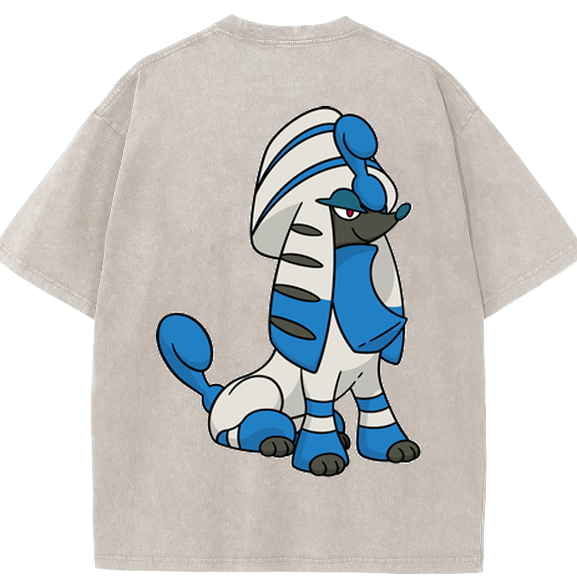 （画像用） ポケットモンスター Pokémon 綿100% ヴィンテージ風 半袖Tシャツ（背面プリント）
