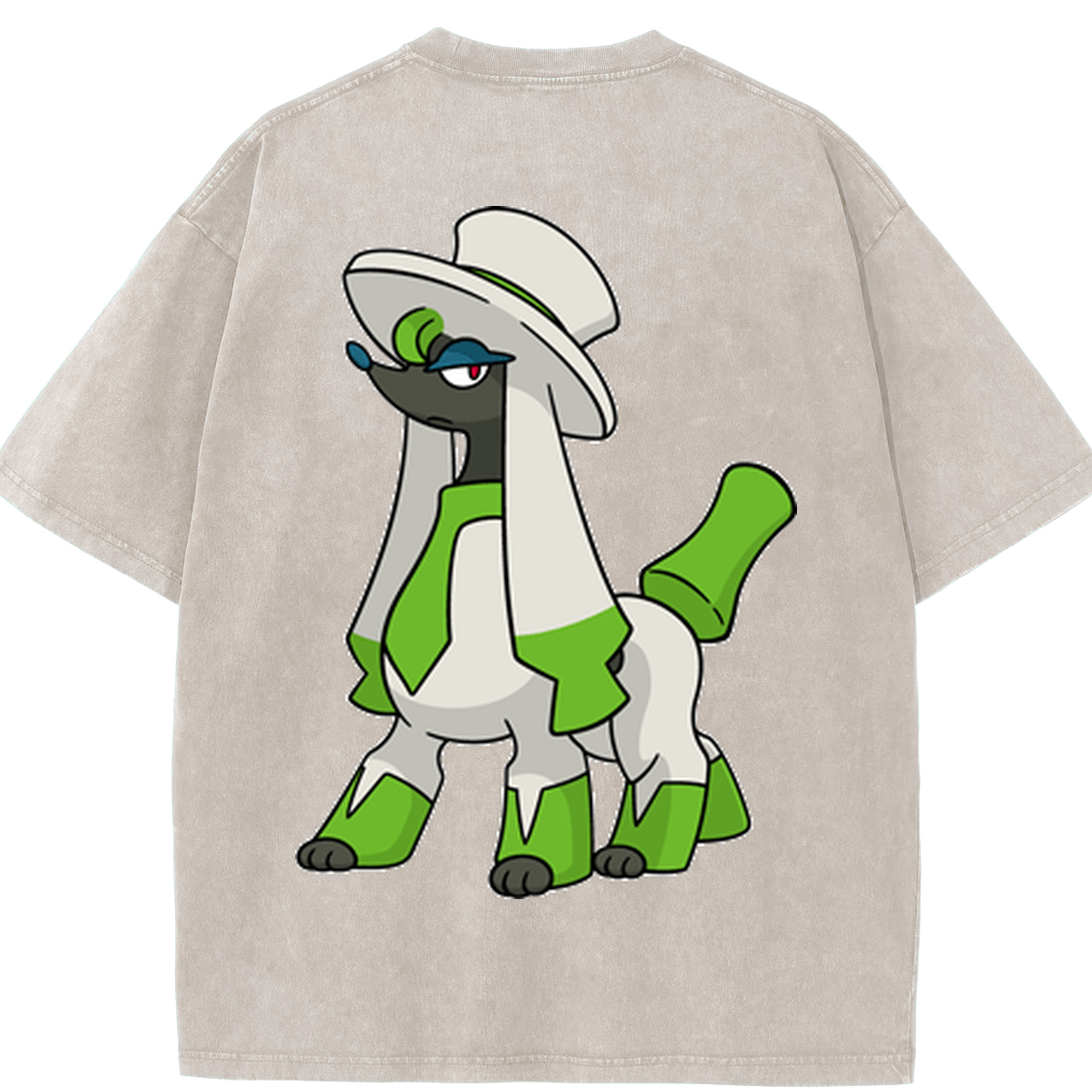 （画像用） ポケットモンスター Pokémon 綿100% ヴィンテージ風 半袖Tシャツ（背面プリント）
