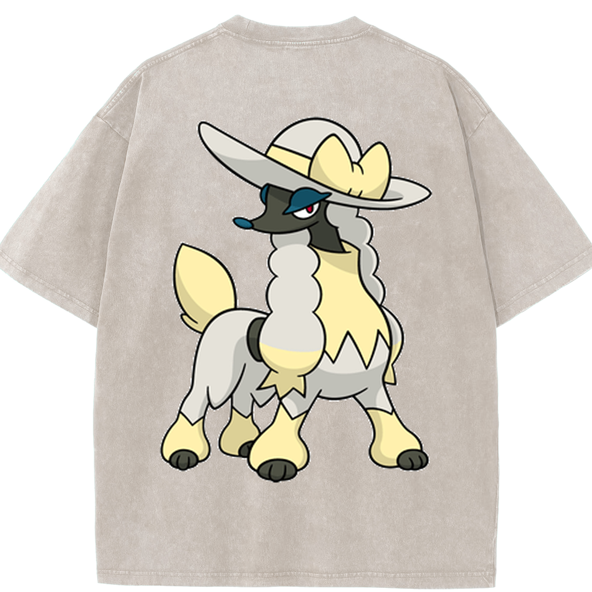 （画像用） ポケットモンスター Pokémon 綿100% ヴィンテージ風 半袖Tシャツ（背面プリント）