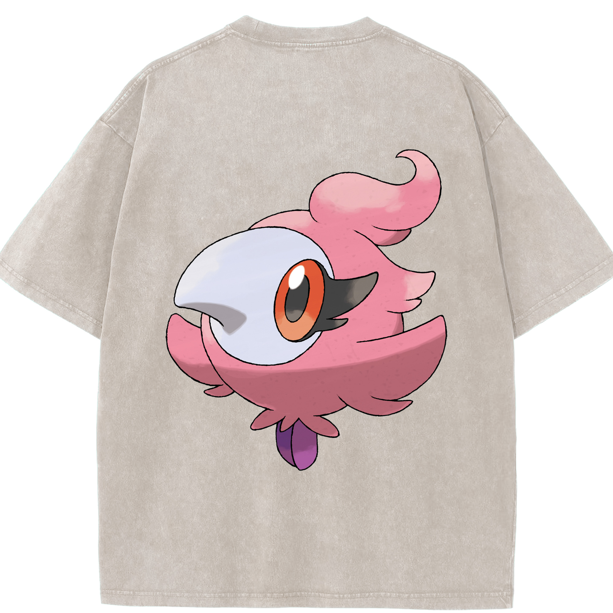 （画像用） ポケットモンスター Pokémon 綿100% ヴィンテージ風 半袖Tシャツ（背面プリント）