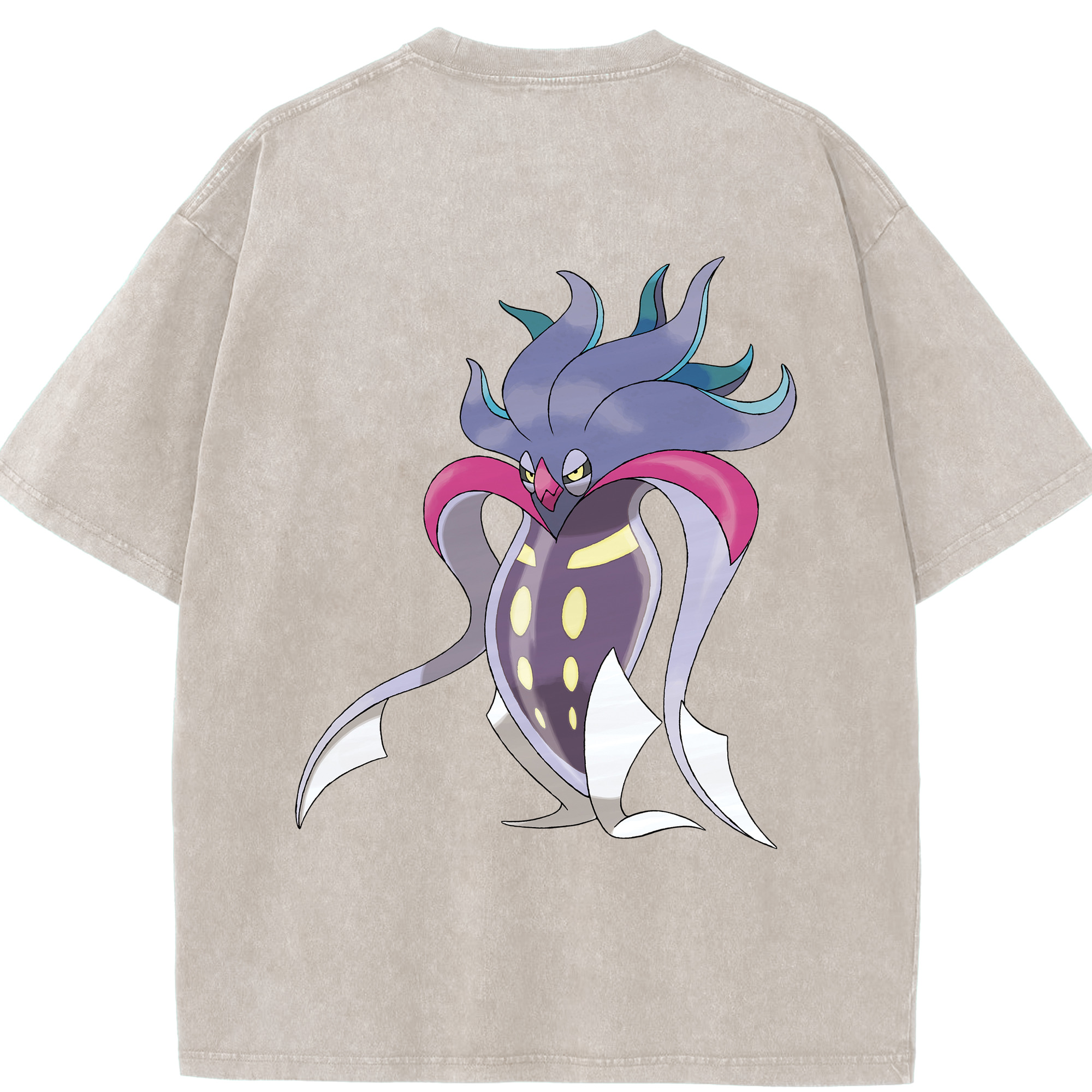 （画像用） ポケットモンスター Pokémon 綿100% ヴィンテージ風 半袖Tシャツ（背面プリント）