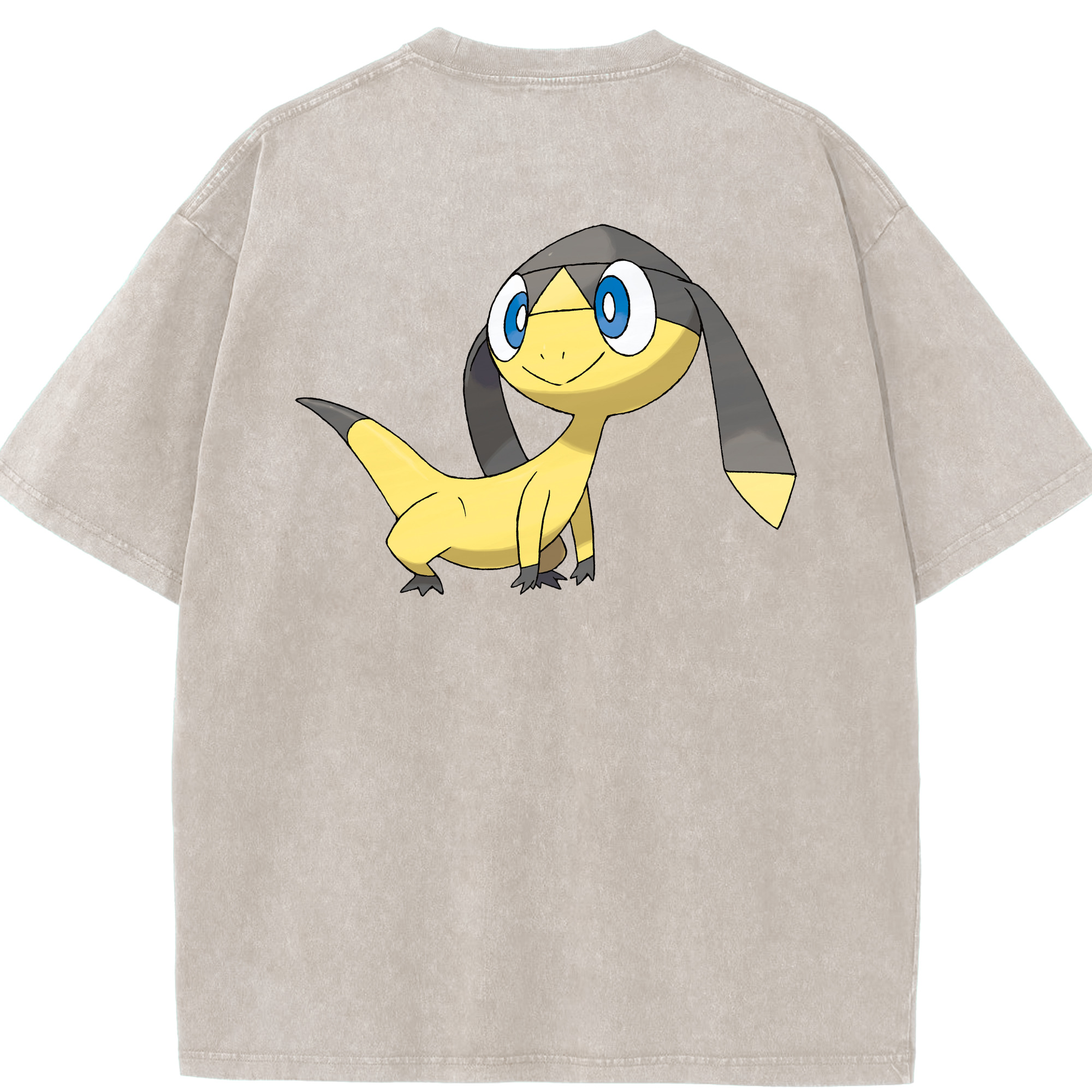 （画像用） ポケットモンスター Pokémon 綿100% ヴィンテージ風 半袖Tシャツ（背面プリント）
