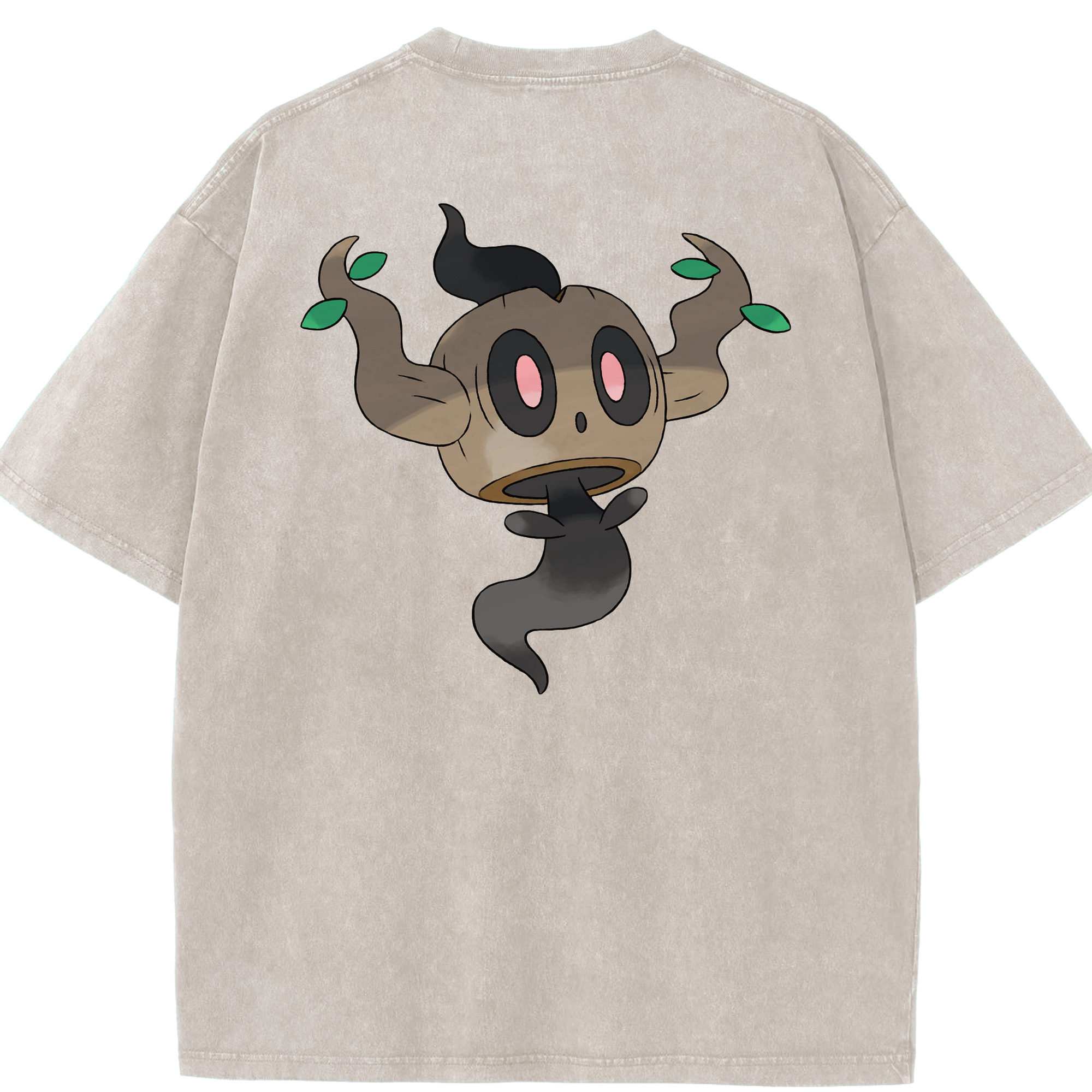 （画像用） ポケットモンスター Pokémon 綿100% ヴィンテージ風 半袖Tシャツ（背面プリント）
