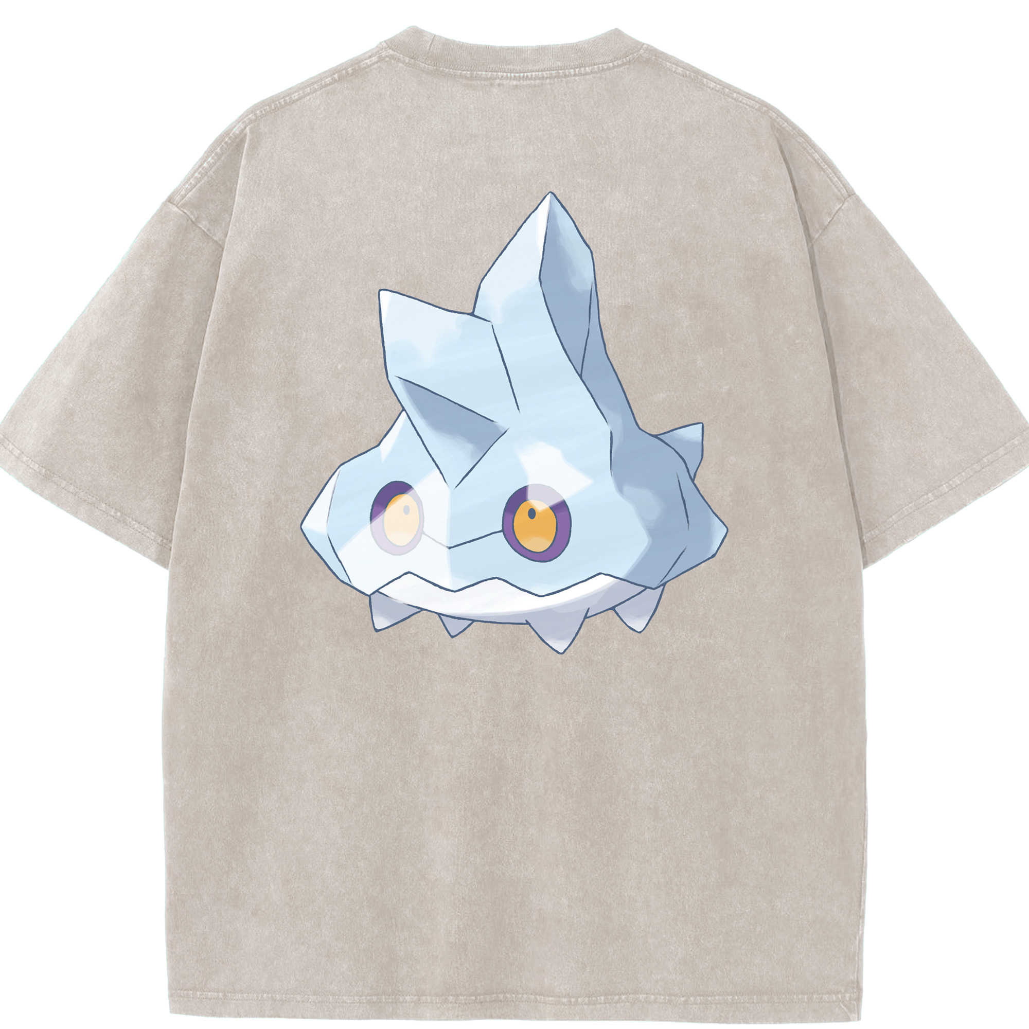 （画像用） ポケットモンスター Pokémon 綿100% ヴィンテージ風 半袖Tシャツ（背面プリント）