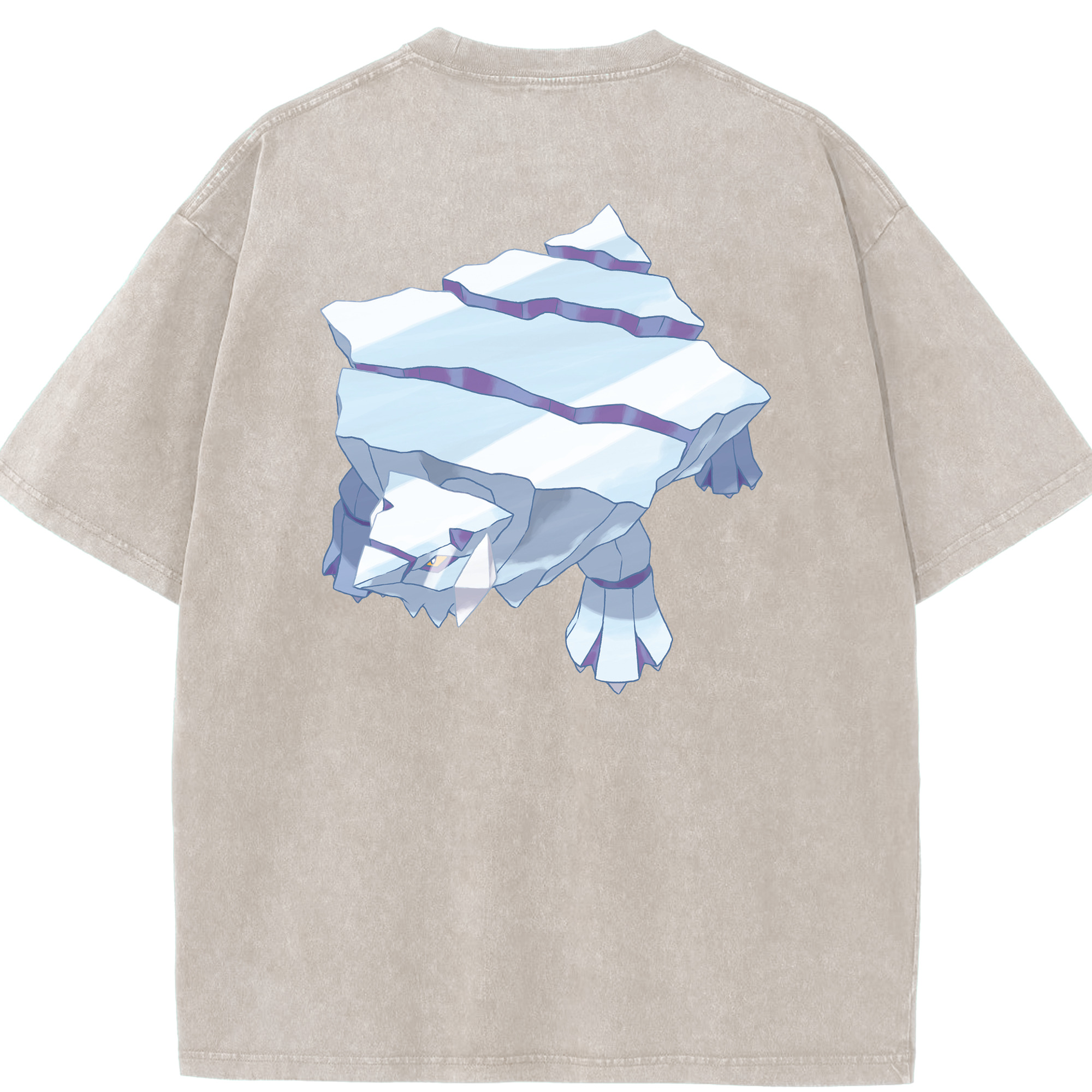 （画像用） ポケットモンスター Pokémon 綿100% ヴィンテージ風 半袖Tシャツ（背面プリント）