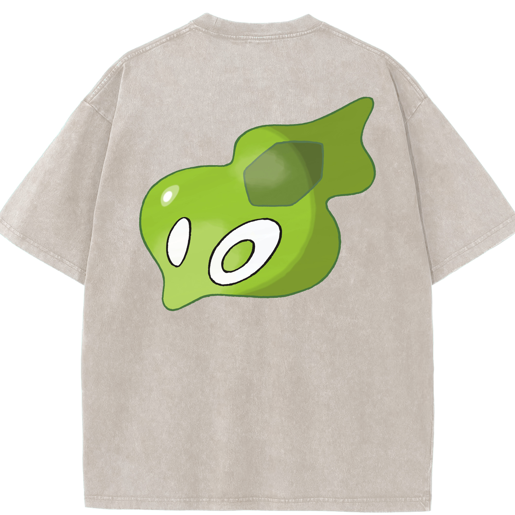 （画像用） ポケットモンスター Pokémon 綿100% ヴィンテージ風 半袖Tシャツ（背面プリント）