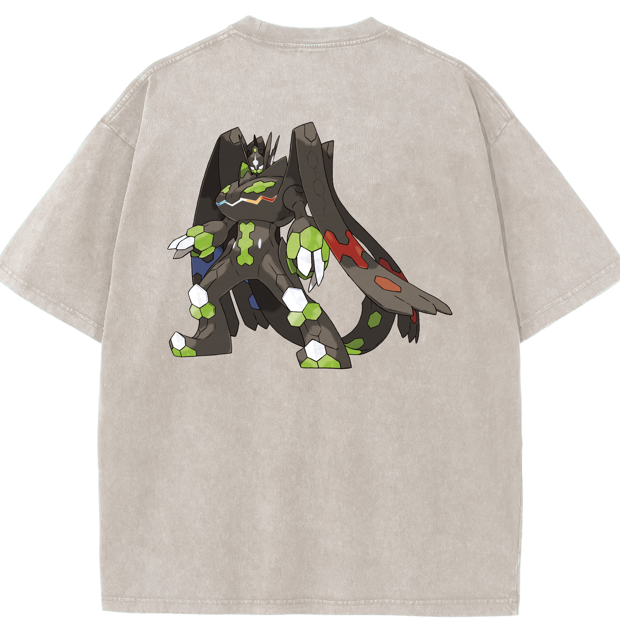 （画像用） ポケットモンスター Pokémon 綿100% ヴィンテージ風 半袖Tシャツ（背面プリント）