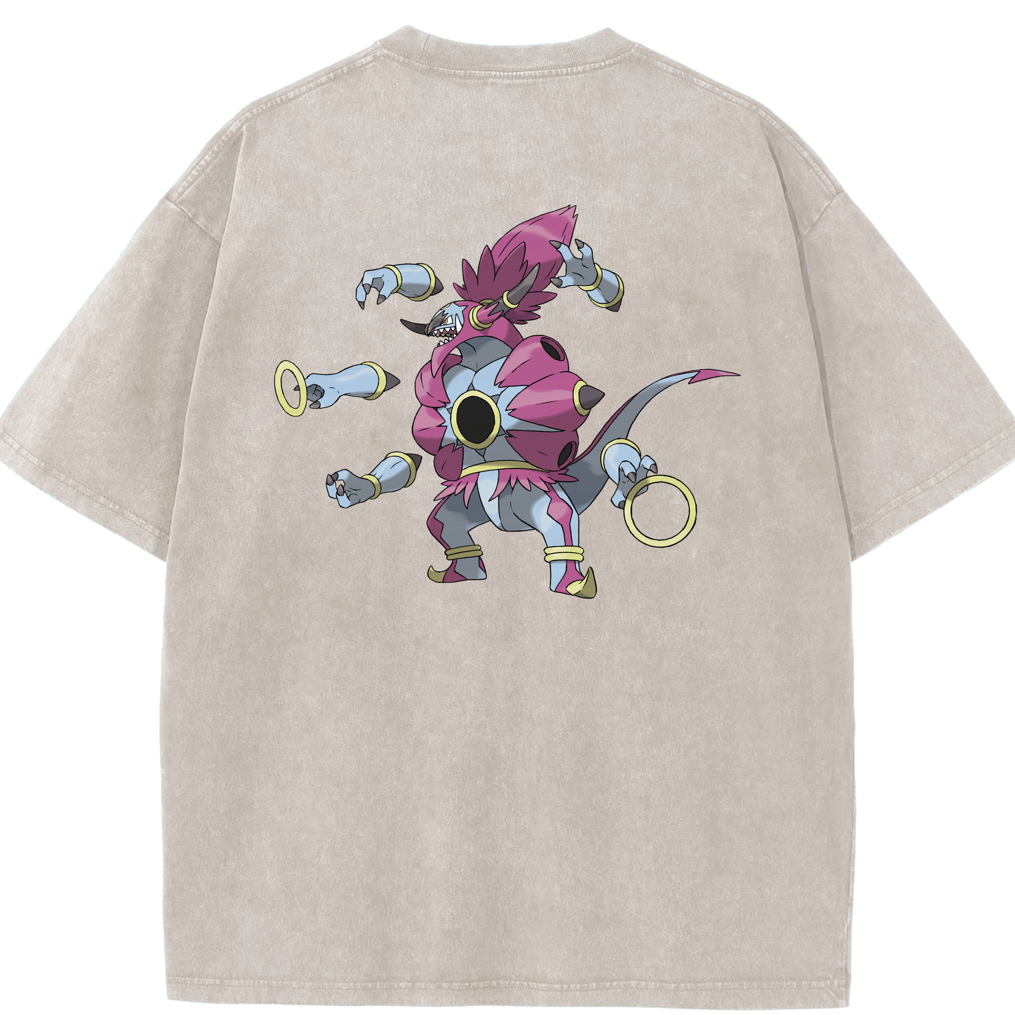 （画像用） ポケットモンスター Pokémon 綿100% ヴィンテージ風 半袖Tシャツ（背面プリント）