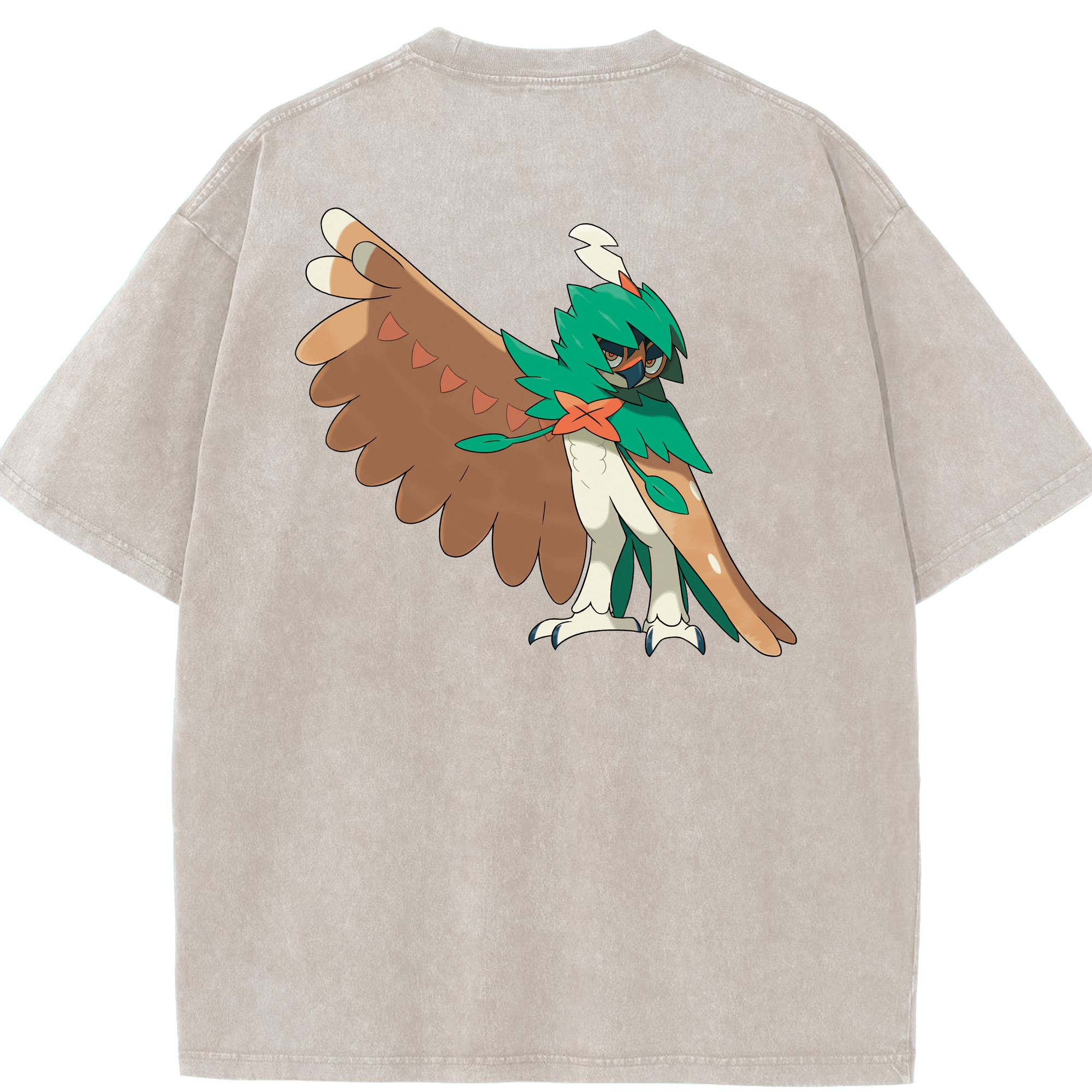 （画像用） ポケットモンスター Pokémon 綿100% ヴィンテージ風 半袖Tシャツ（背面プリント）