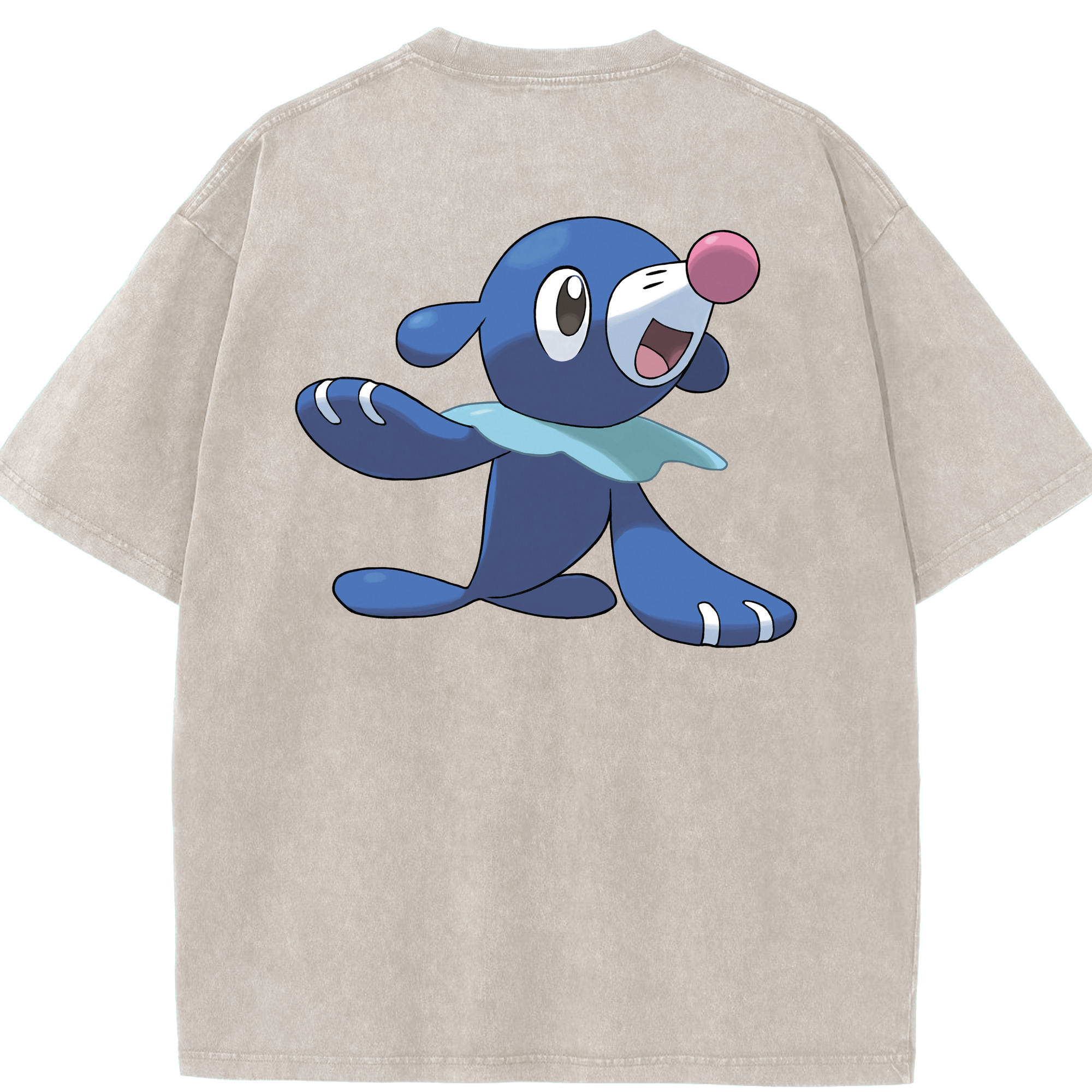 （画像用） ポケットモンスター Pokémon 綿100% ヴィンテージ風 半袖Tシャツ（背面プリント）