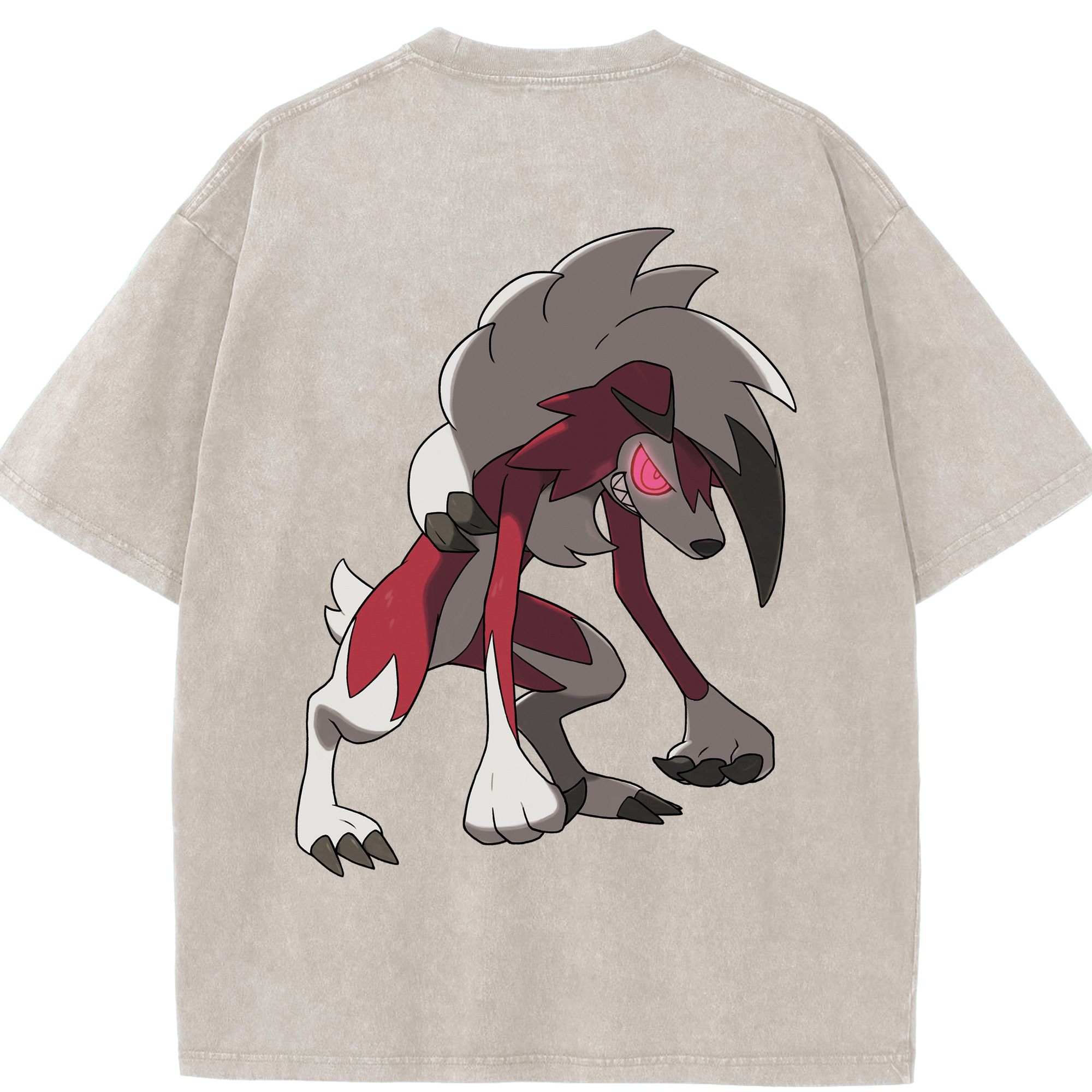 （画像用） ポケットモンスター Pokémon 綿100% ヴィンテージ風 半袖Tシャツ（背面プリント）