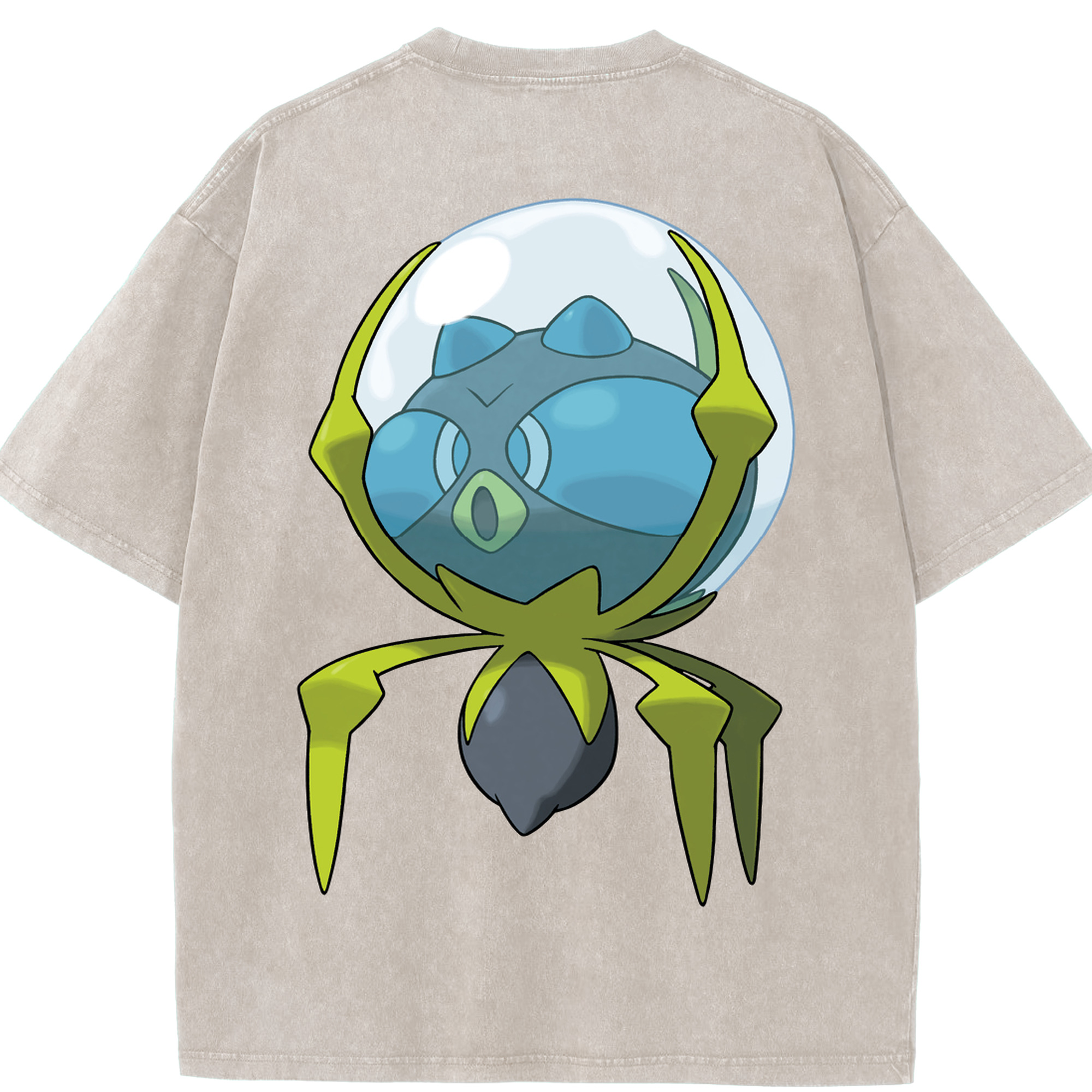 （画像用） ポケットモンスター Pokémon 綿100% ヴィンテージ風 半袖Tシャツ（背面プリント）