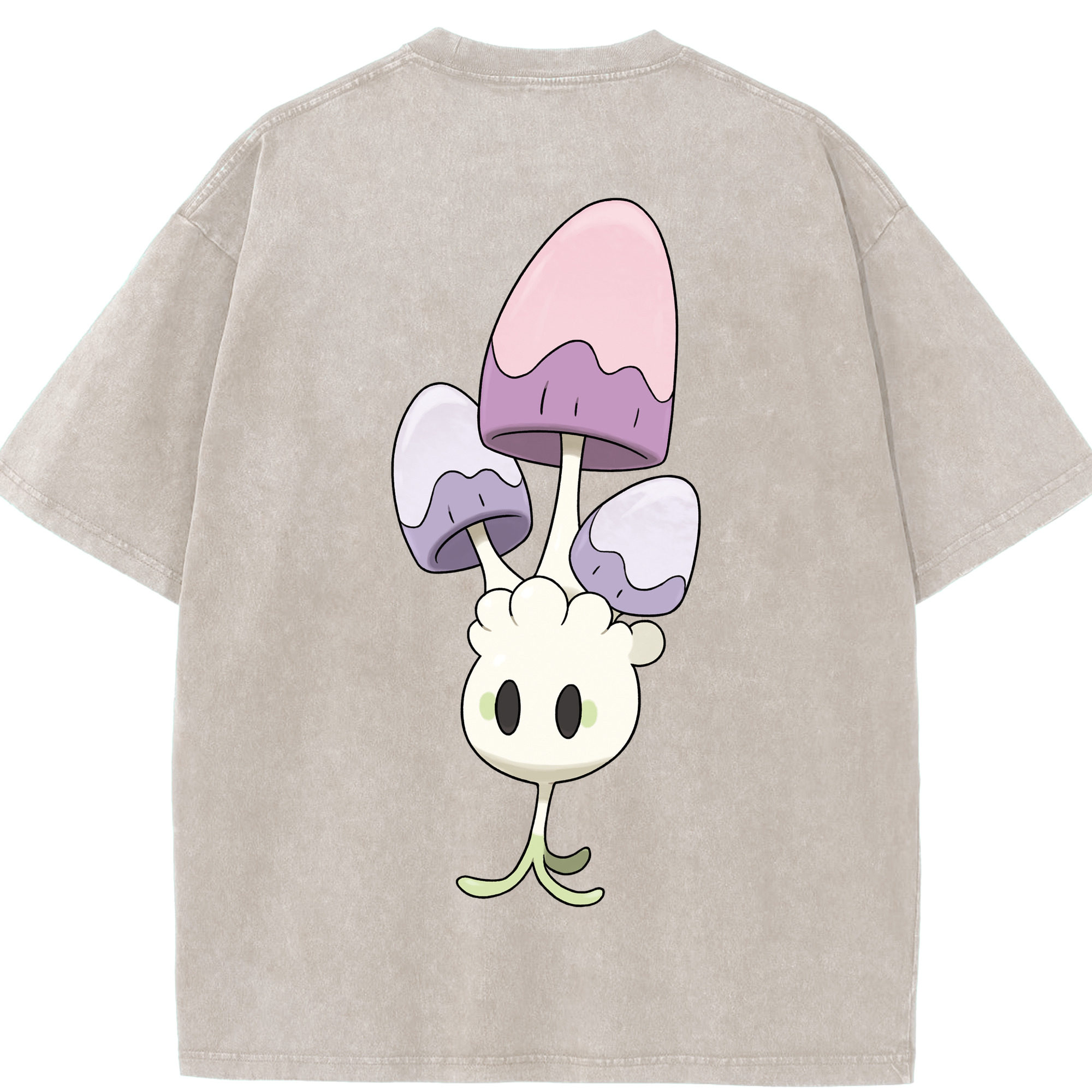 （画像用） ポケットモンスター Pokémon 綿100% ヴィンテージ風 半袖Tシャツ（背面プリント）