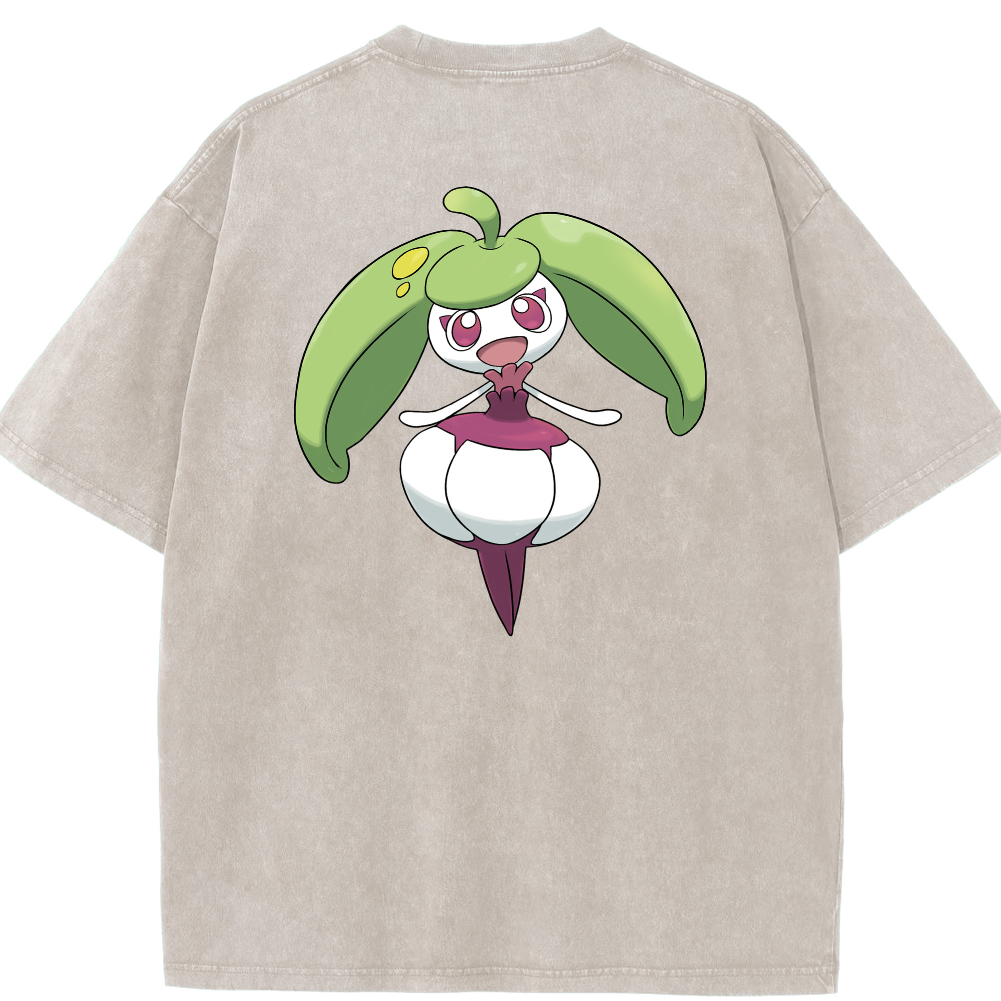 （画像用） ポケットモンスター Pokémon 綿100% ヴィンテージ風 半袖Tシャツ（背面プリント）