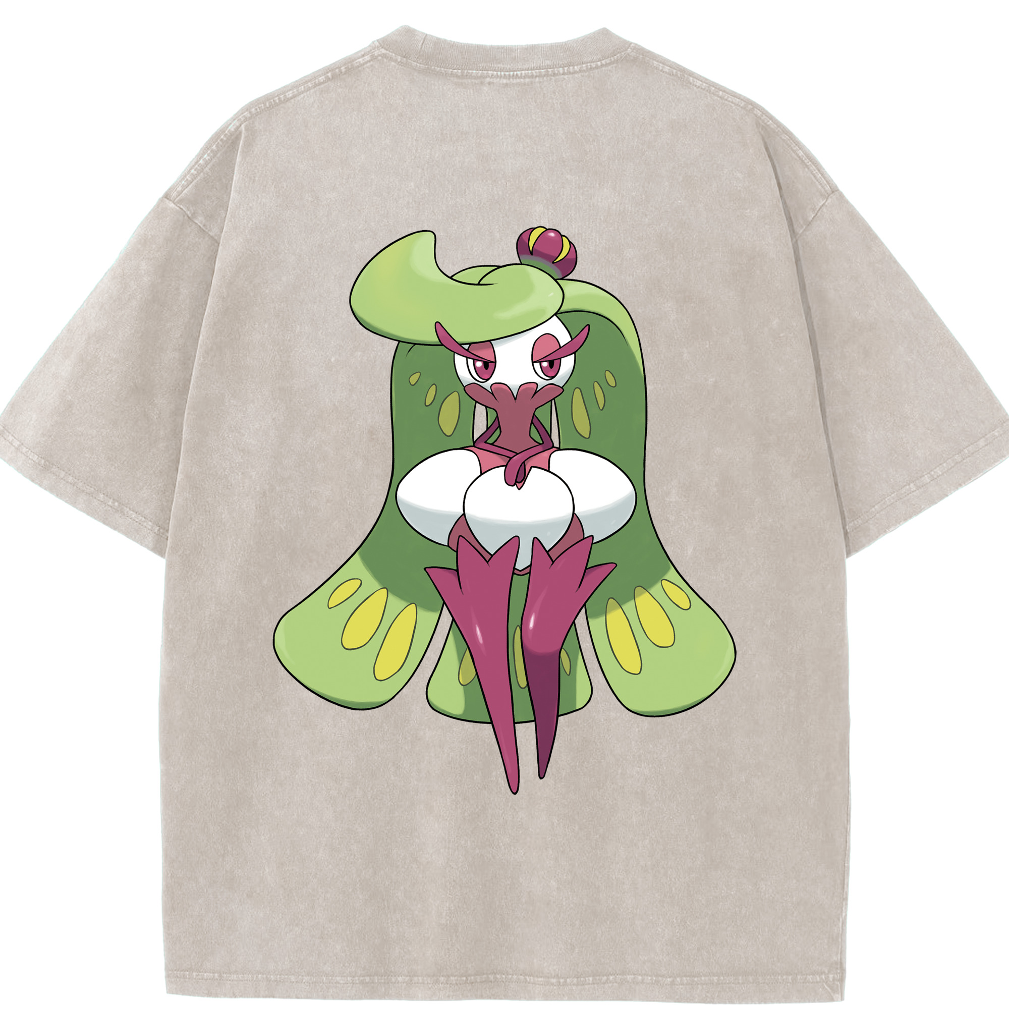 （画像用） ポケットモンスター Pokémon 綿100% ヴィンテージ風 半袖Tシャツ（背面プリント）