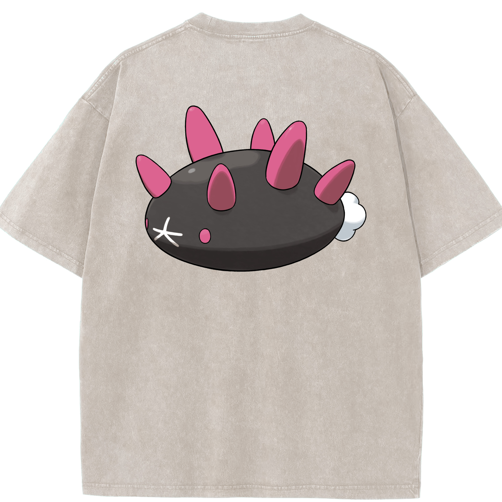 （画像用） ポケットモンスター Pokémon 綿100% ヴィンテージ風 半袖Tシャツ（背面プリント）