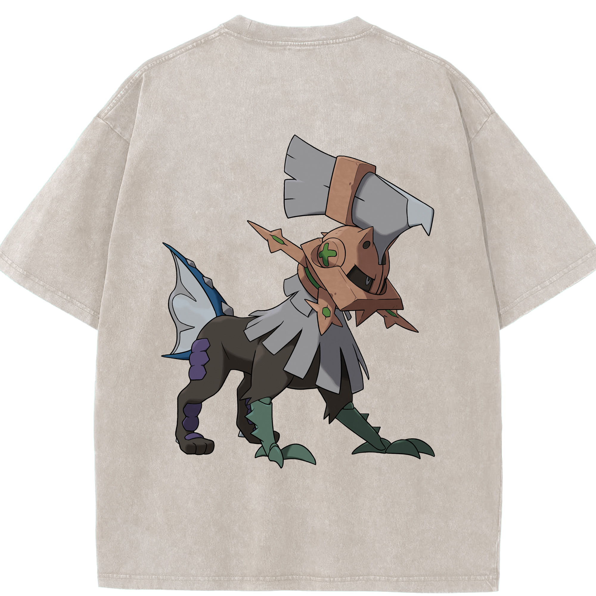 （画像用） ポケットモンスター Pokémon 綿100% ヴィンテージ風 半袖Tシャツ（背面プリント）
