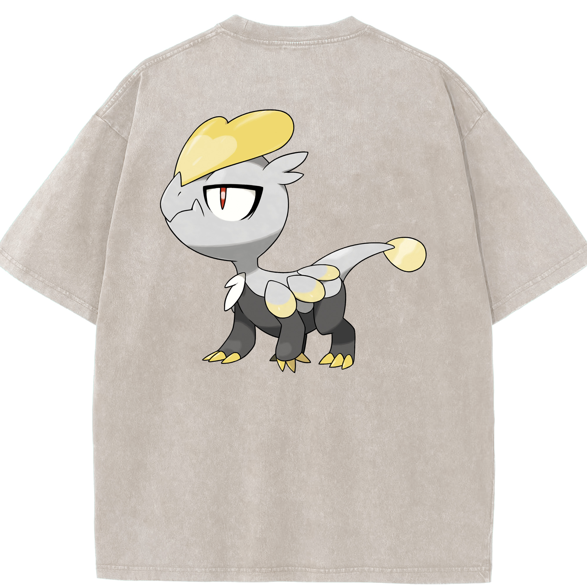 （画像用） ポケットモンスター Pokémon 綿100% ヴィンテージ風 半袖Tシャツ（背面プリント）