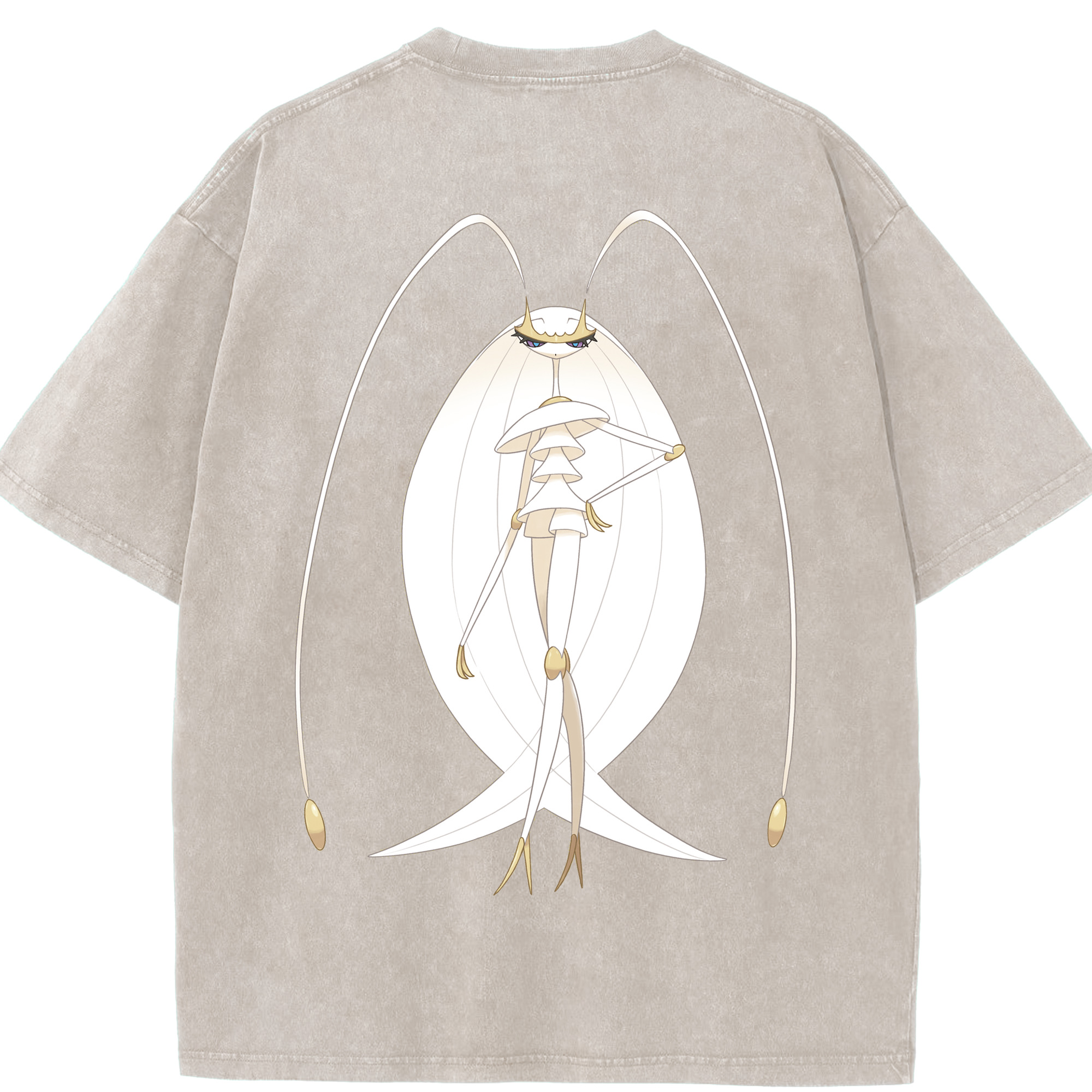 （画像用） ポケットモンスター Pokémon 綿100% ヴィンテージ風 半袖Tシャツ（背面プリント）