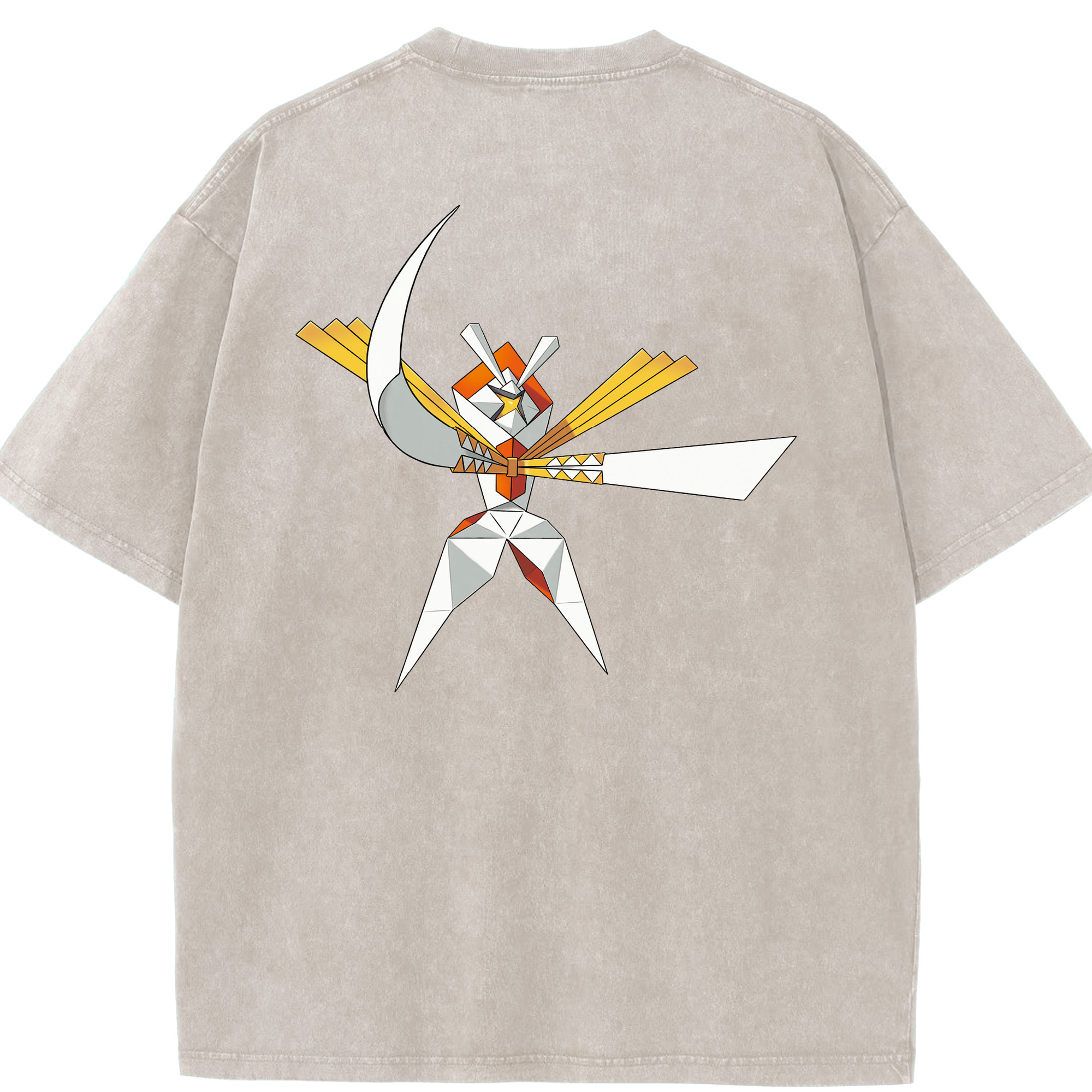 （画像用） ポケットモンスター Pokémon 綿100% ヴィンテージ風 半袖Tシャツ（背面プリント）