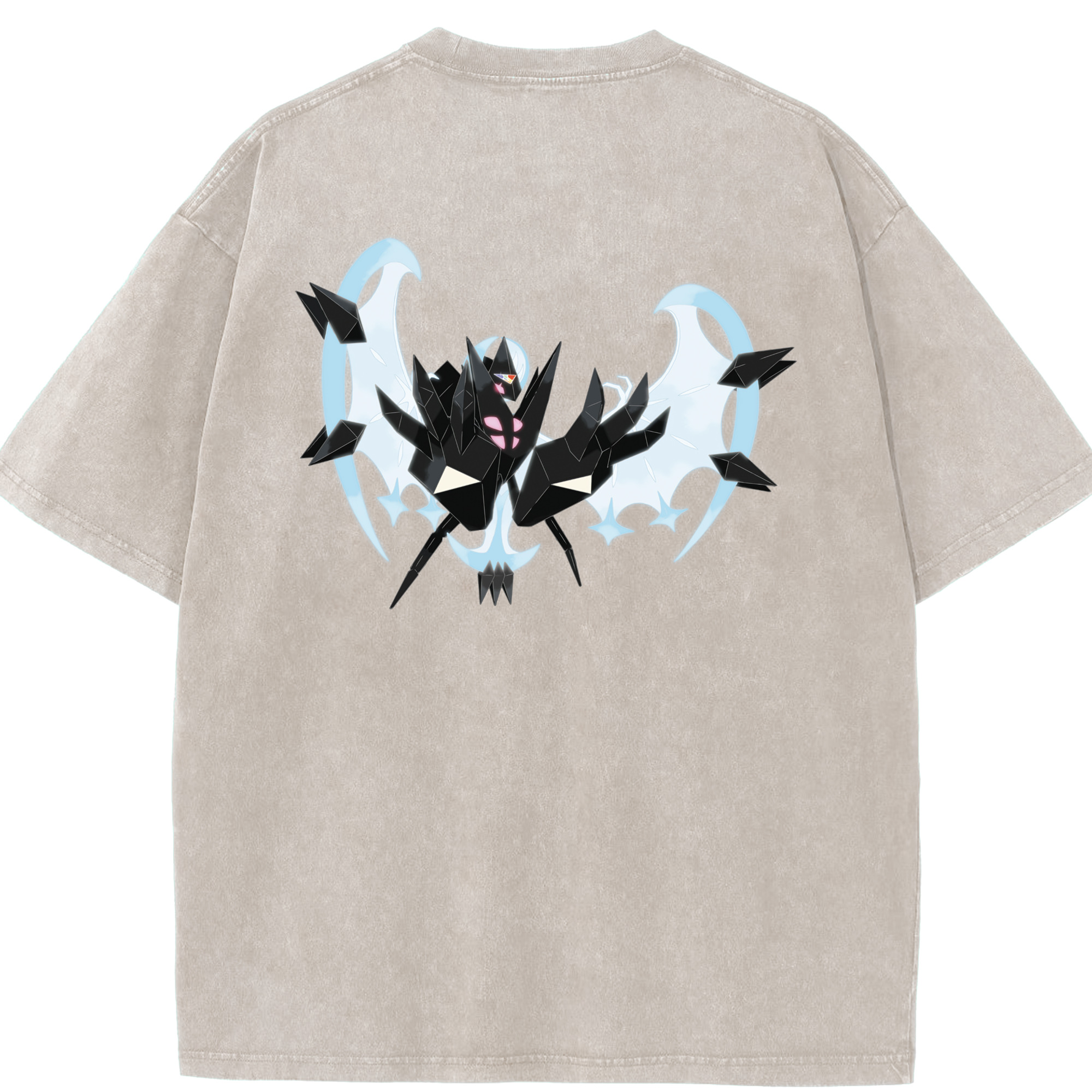 （画像用） ポケットモンスター Pokémon 綿100% ヴィンテージ風 半袖Tシャツ（背面プリント）