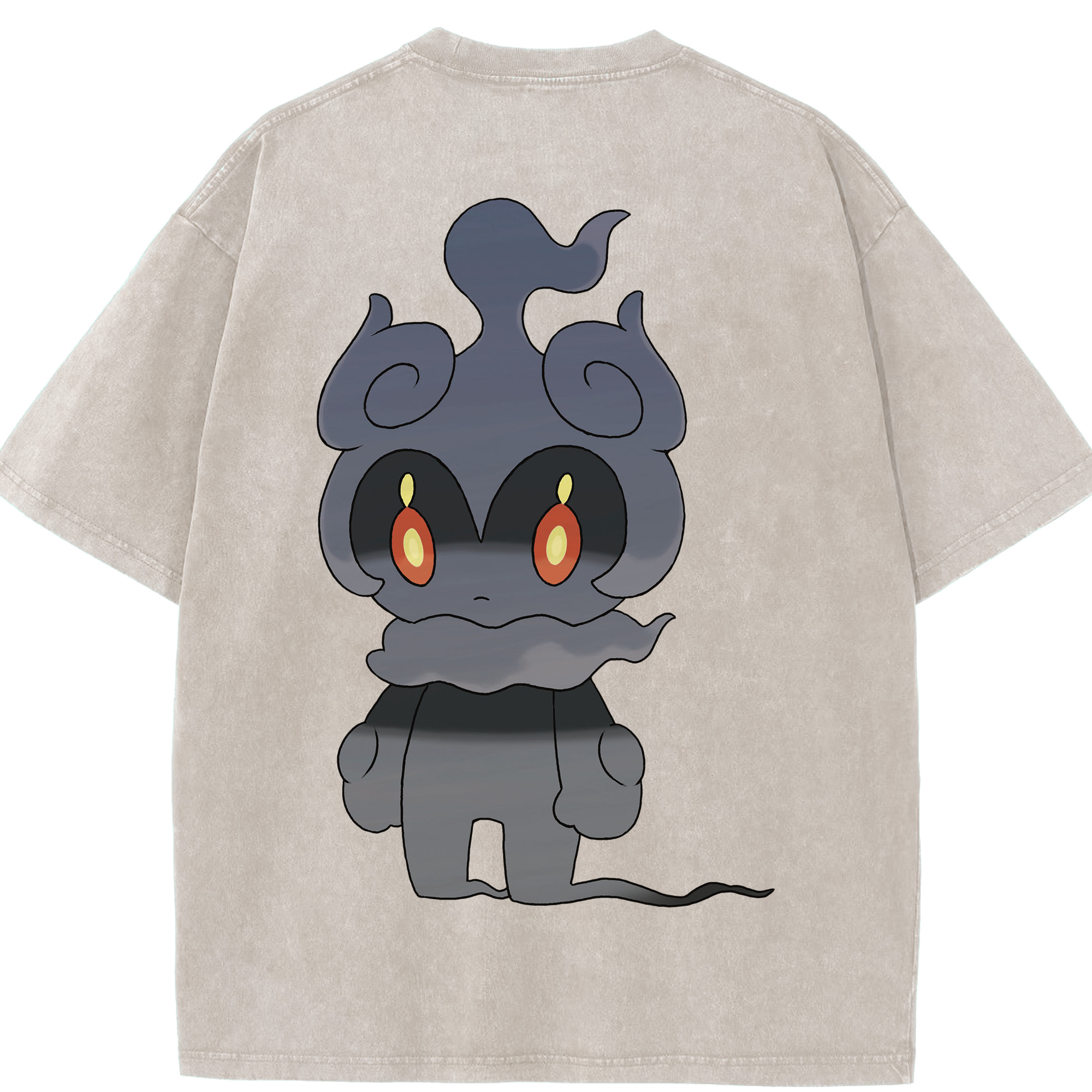 （画像用） ポケットモンスター Pokémon 綿100% ヴィンテージ風 半袖Tシャツ（背面プリント）