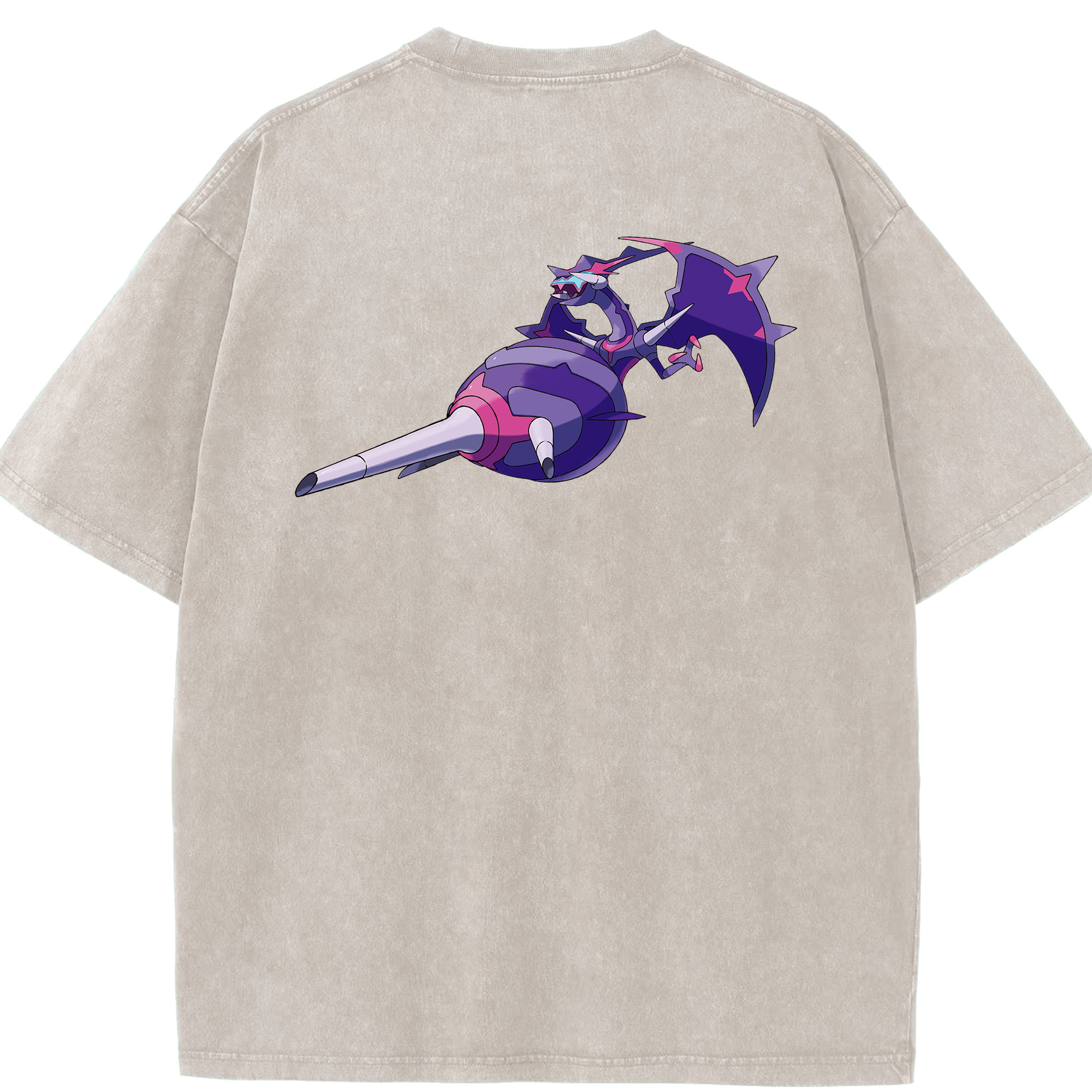 （画像用） ポケットモンスター Pokémon 綿100% ヴィンテージ風 半袖Tシャツ（背面プリント）