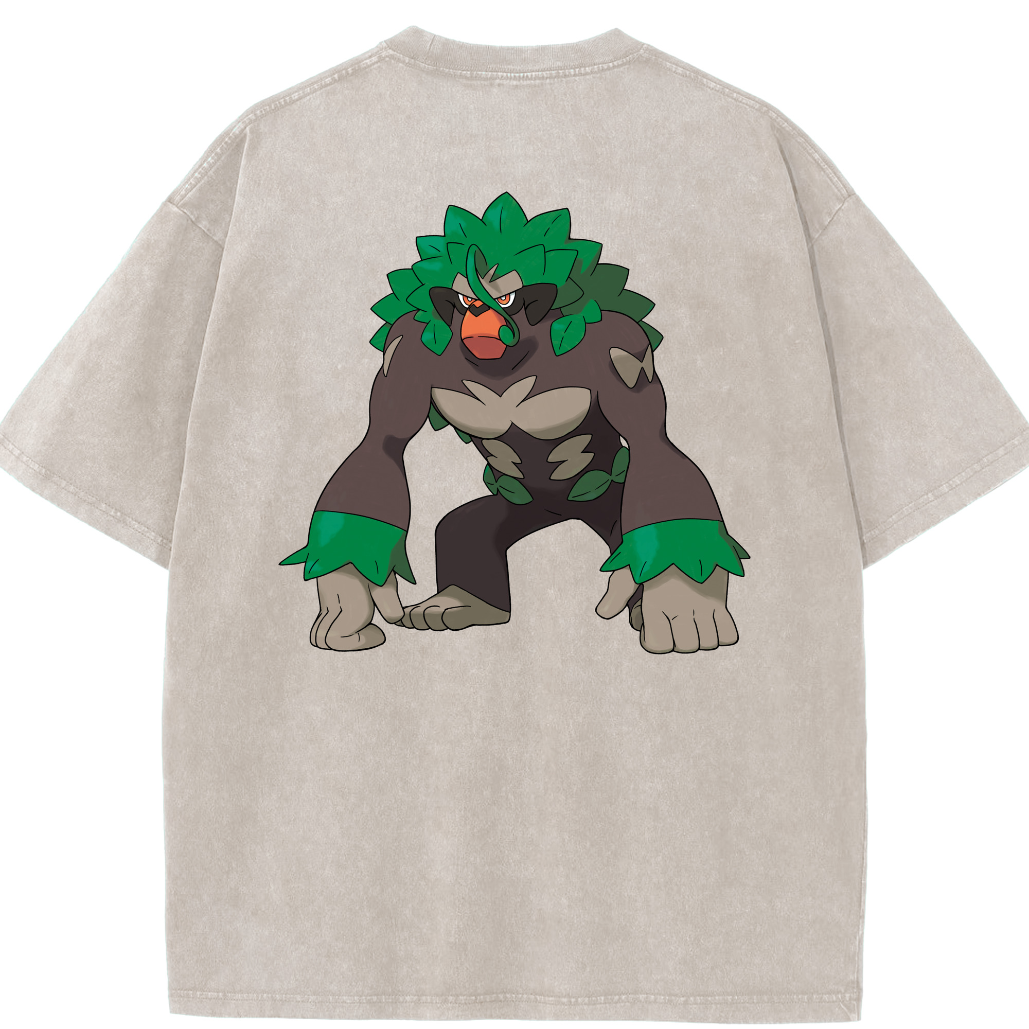 （画像用） ポケットモンスター Pokémon 綿100% ヴィンテージ風 半袖Tシャツ（背面プリント）