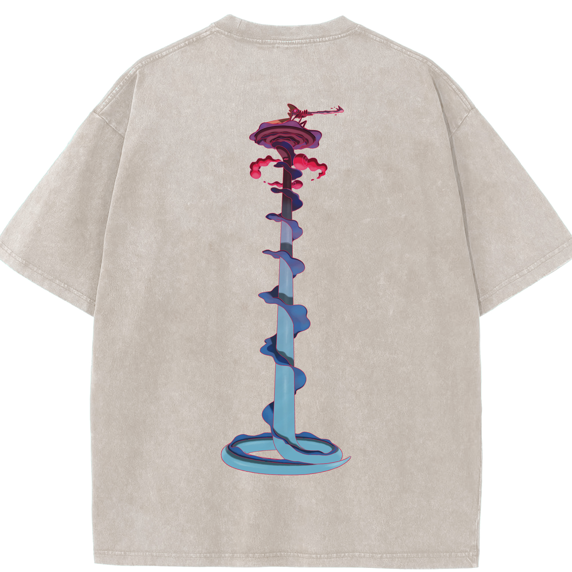 （画像用） ポケットモンスター Pokémon 綿100% ヴィンテージ風 半袖Tシャツ（背面プリント）