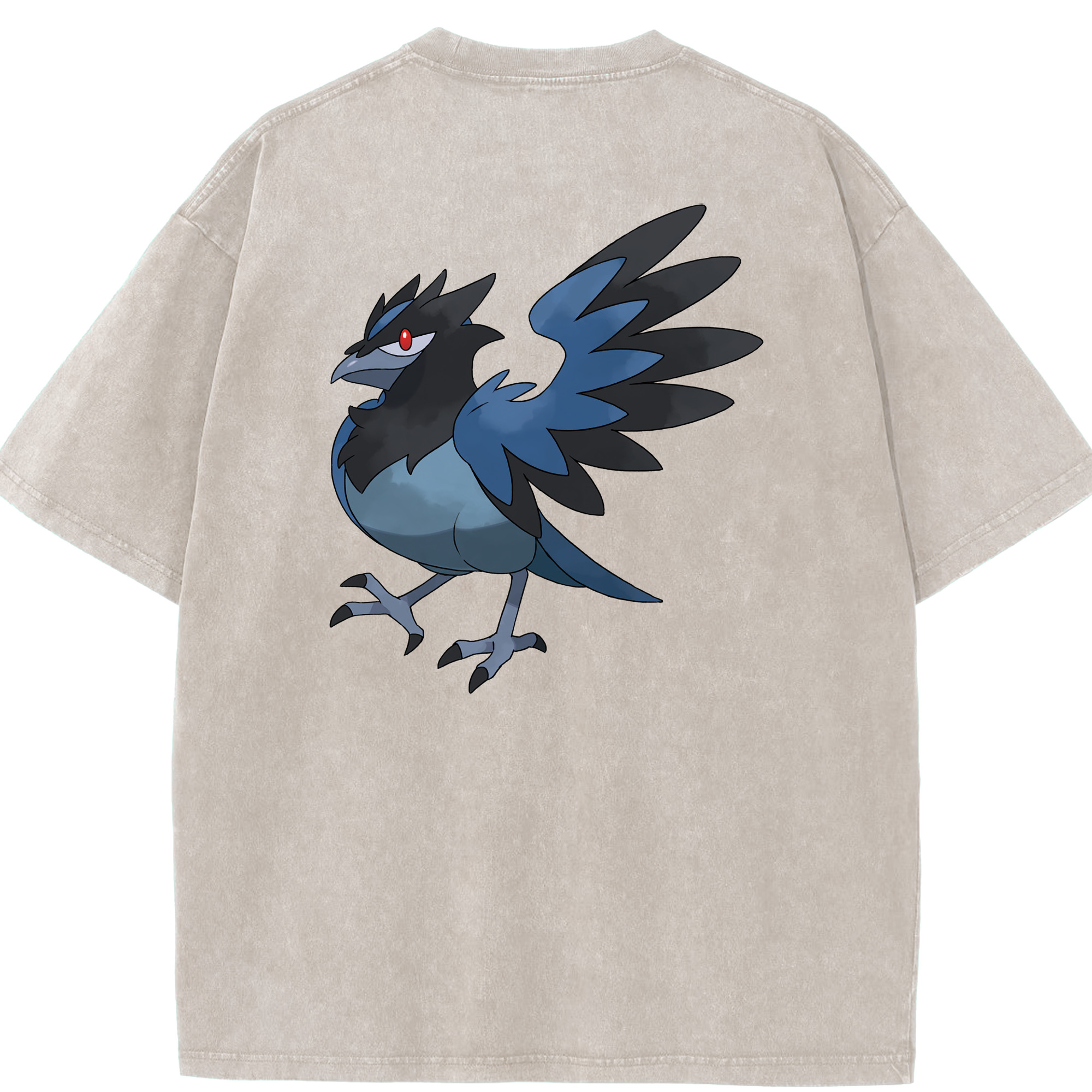 （画像用） ポケットモンスター Pokémon 綿100% ヴィンテージ風 半袖Tシャツ（背面プリント）