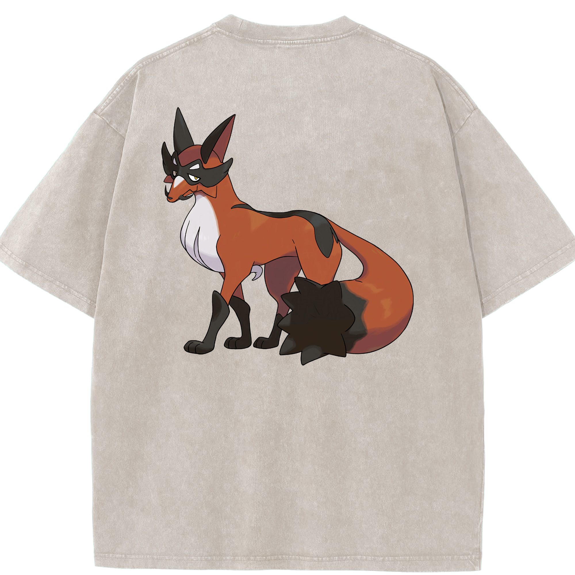 （画像用） ポケットモンスター Pokémon 綿100% ヴィンテージ風 半袖Tシャツ（背面プリント）