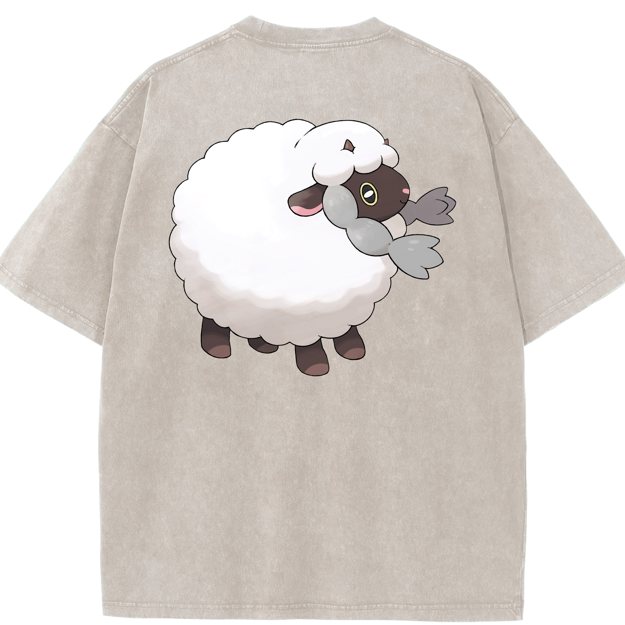 （画像用） ポケットモンスター Pokémon 綿100% ヴィンテージ風 半袖Tシャツ（背面プリント）