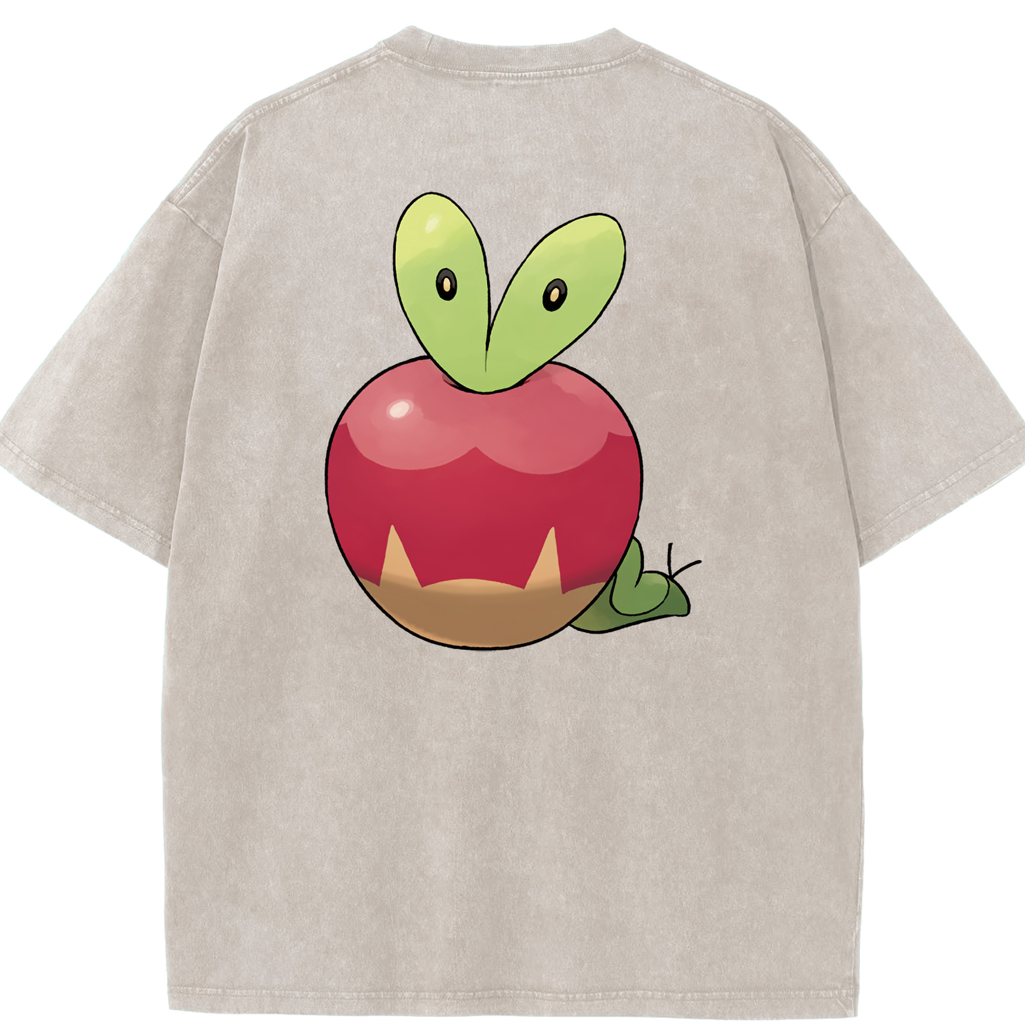 （画像用） ポケットモンスター Pokémon 綿100% ヴィンテージ風 半袖Tシャツ（背面プリント）