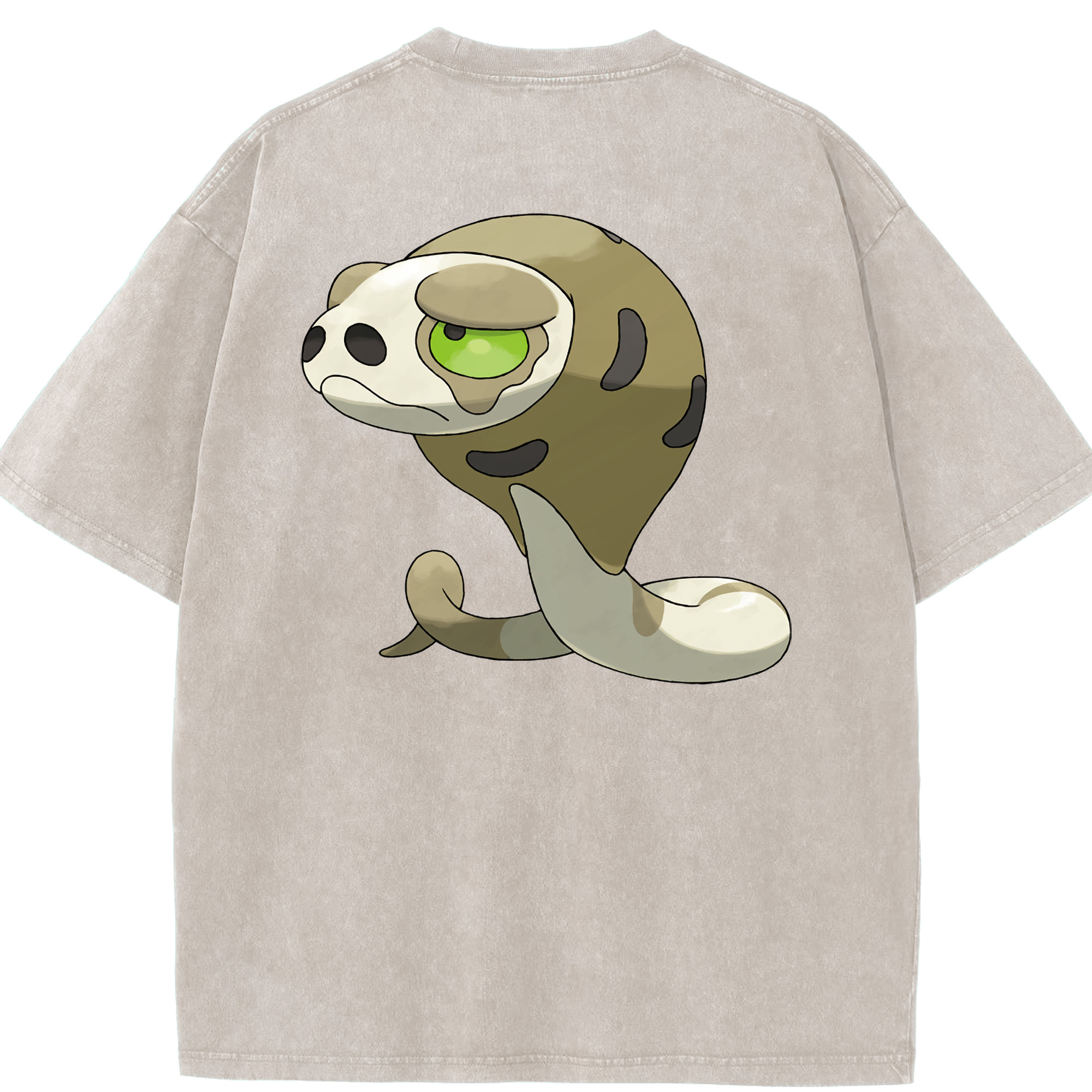 （画像用） ポケットモンスター Pokémon 綿100% ヴィンテージ風 半袖Tシャツ（背面プリント）