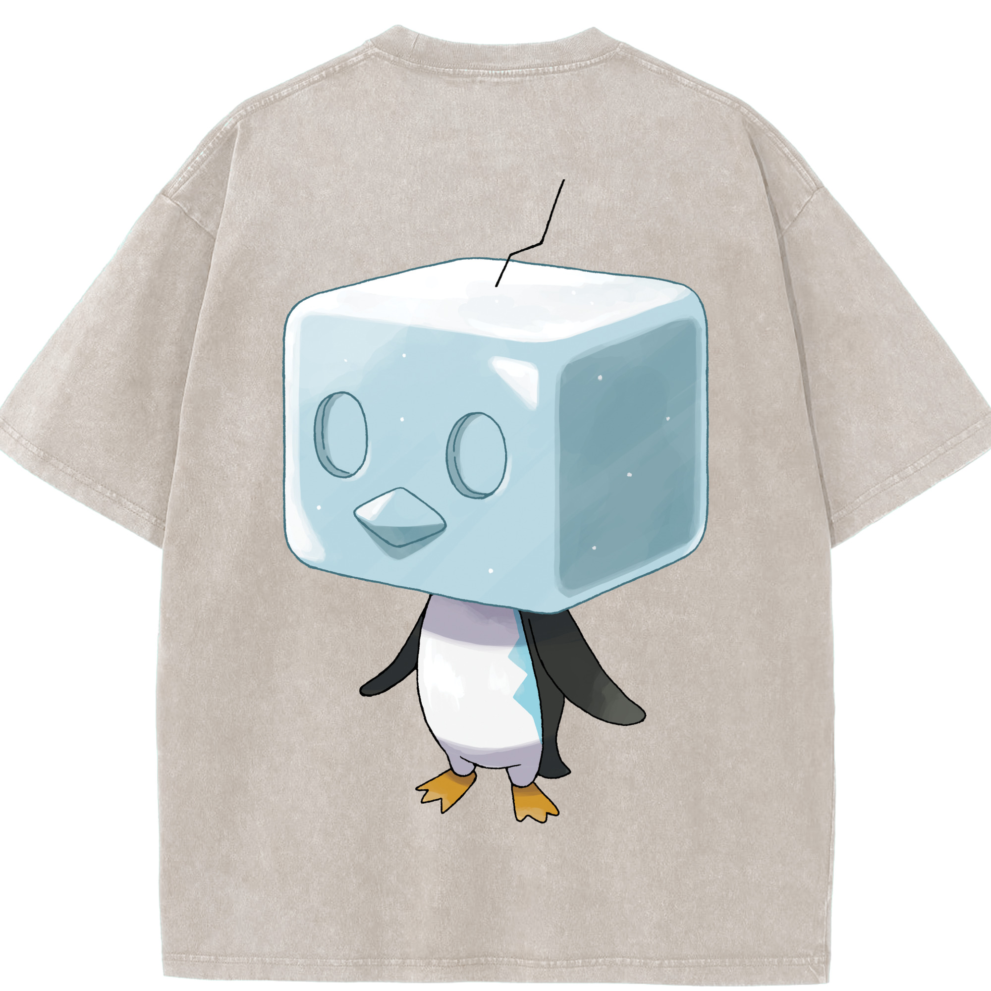 （画像用） ポケットモンスター Pokémon 綿100% ヴィンテージ風 半袖Tシャツ（背面プリント）