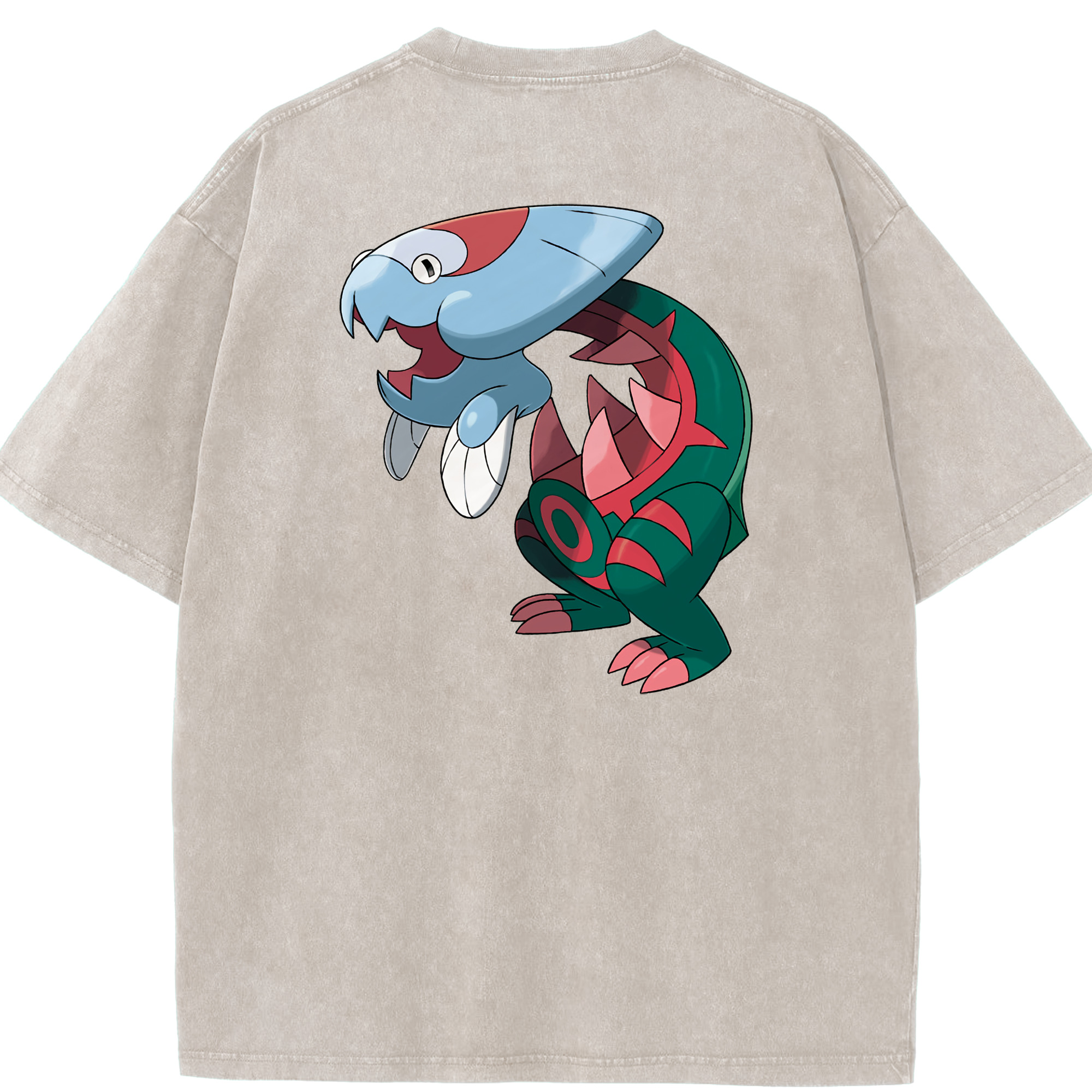 （画像用） ポケットモンスター Pokémon 綿100% ヴィンテージ風 半袖Tシャツ（背面プリント）