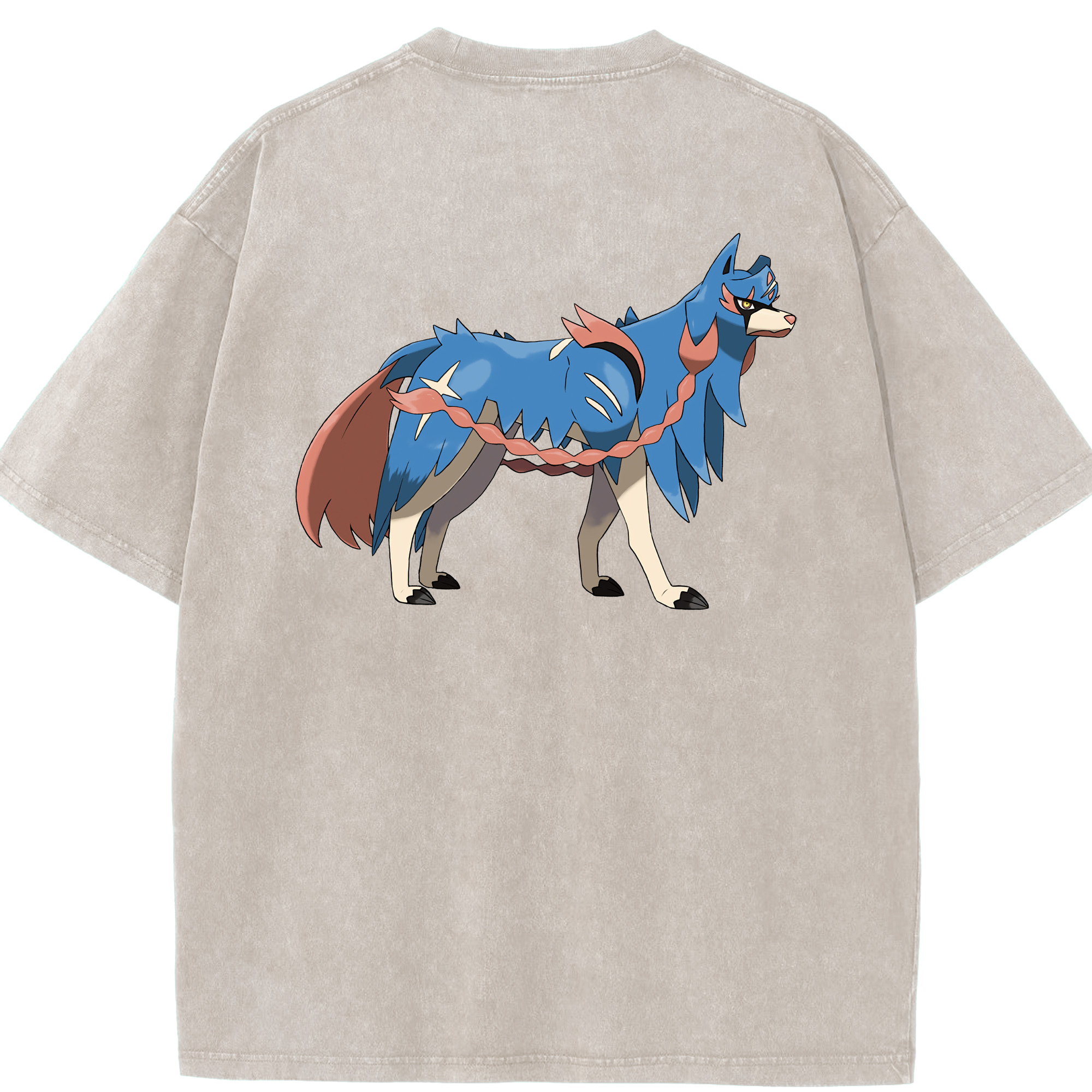 （画像用） ポケットモンスター Pokémon 綿100% ヴィンテージ風 半袖Tシャツ（背面プリント）