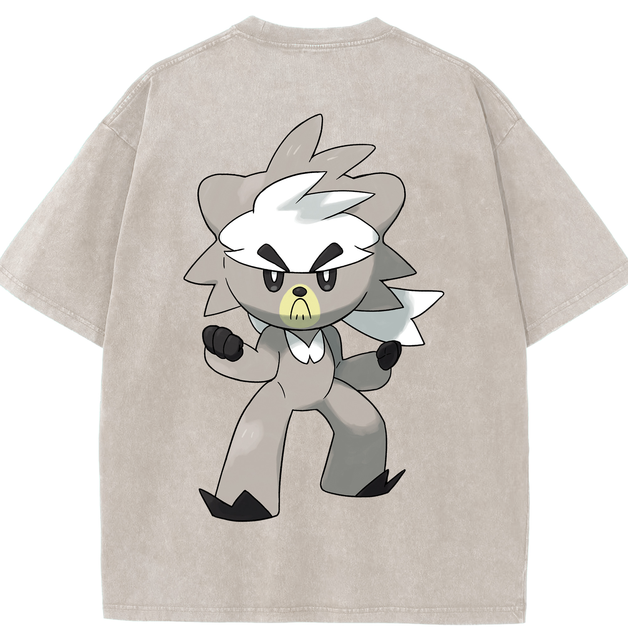 （画像用） ポケットモンスター Pokémon 綿100% ヴィンテージ風 半袖Tシャツ（背面プリント）