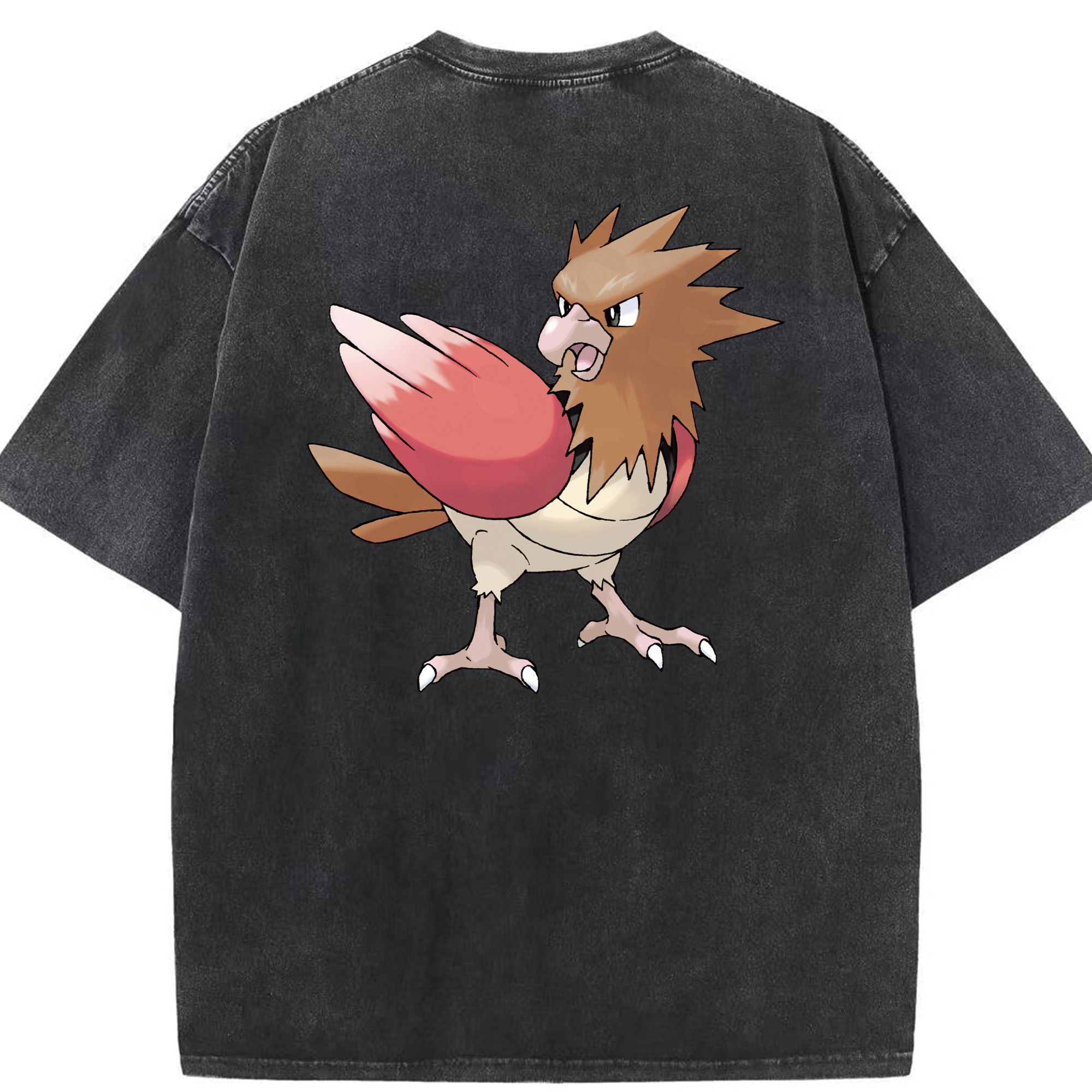 （画像用） ポケットモンスター Pokémon 綿100% ヴィンテージ風 半袖Tシャツ（背面プリント）