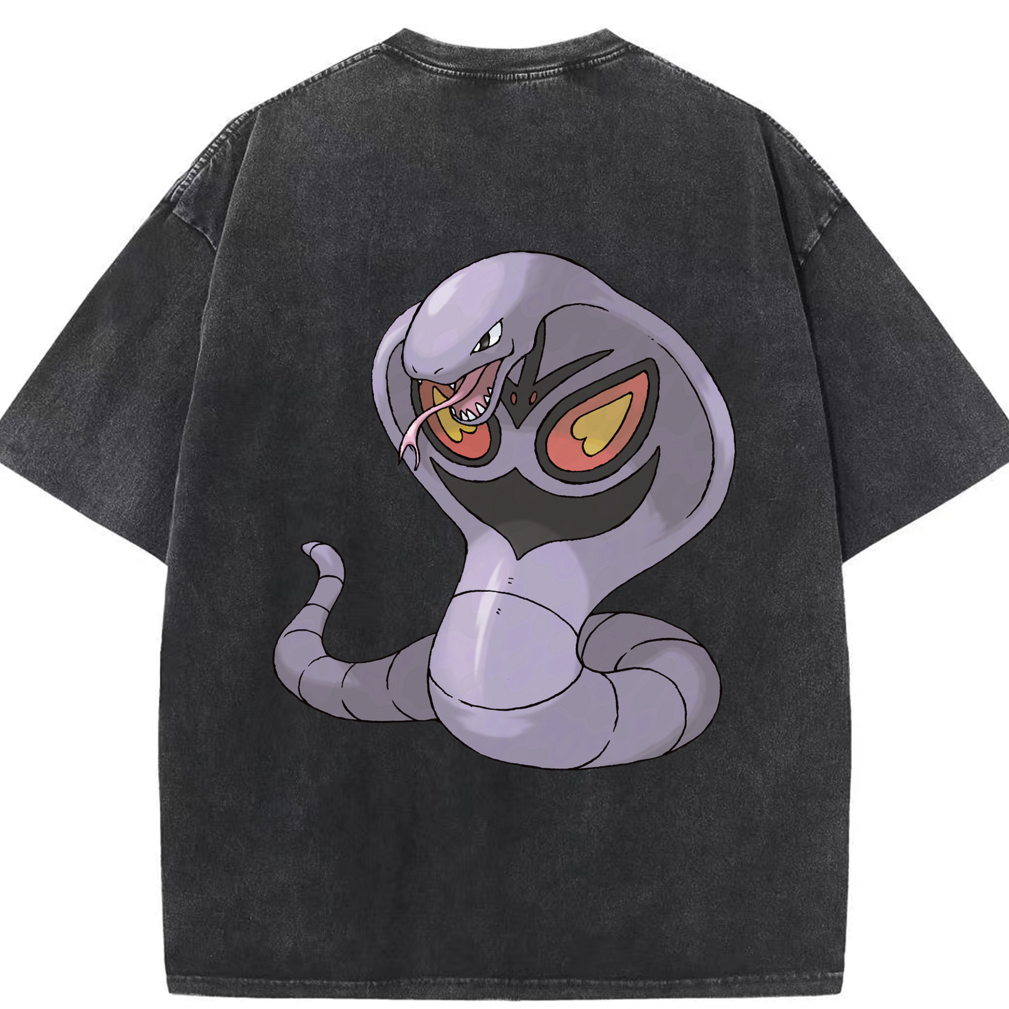 （画像用） ポケットモンスター Pokémon 綿100% ヴィンテージ風 半袖Tシャツ（背面プリント）