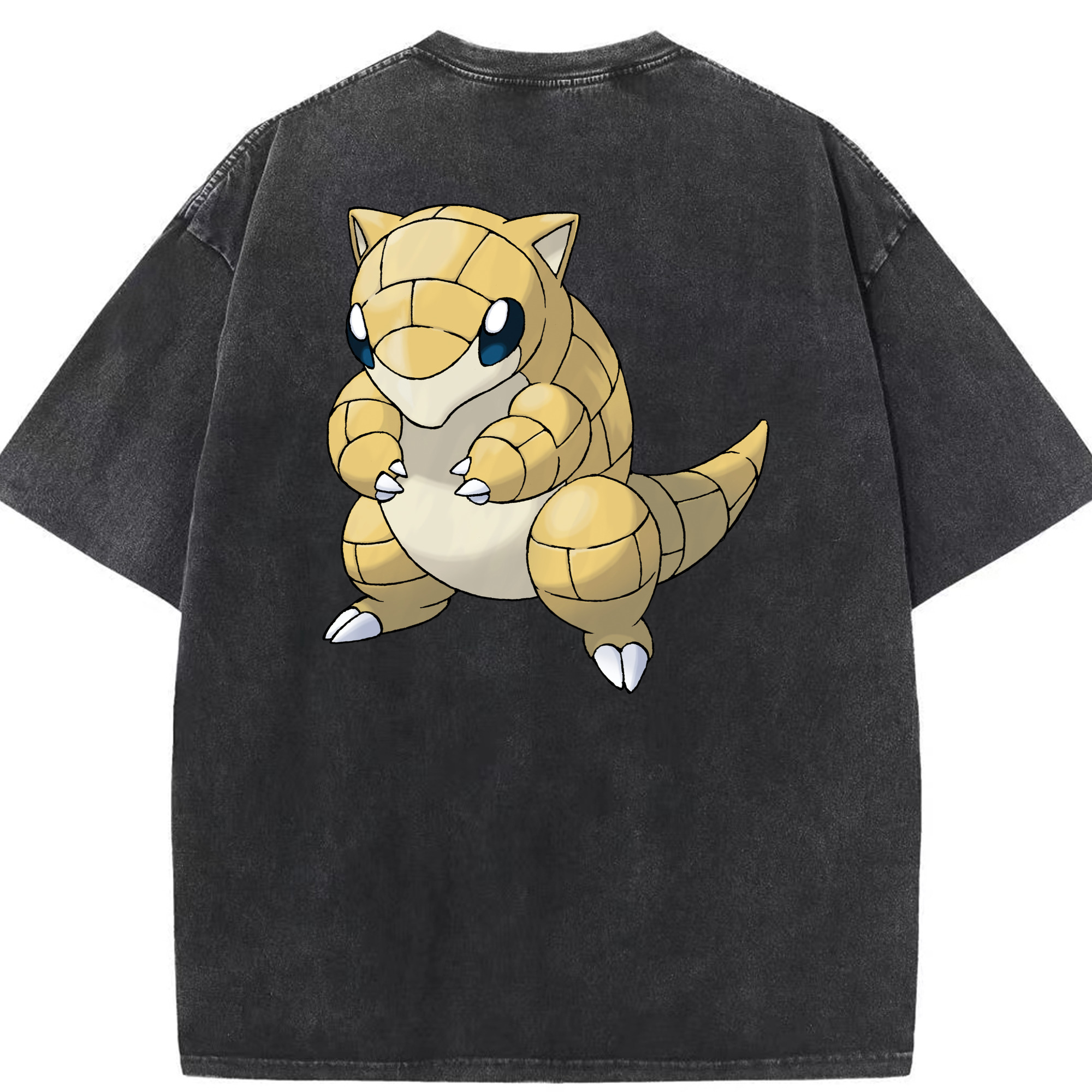 （画像用） ポケットモンスター Pokémon 綿100% ヴィンテージ風 半袖Tシャツ（背面プリント）