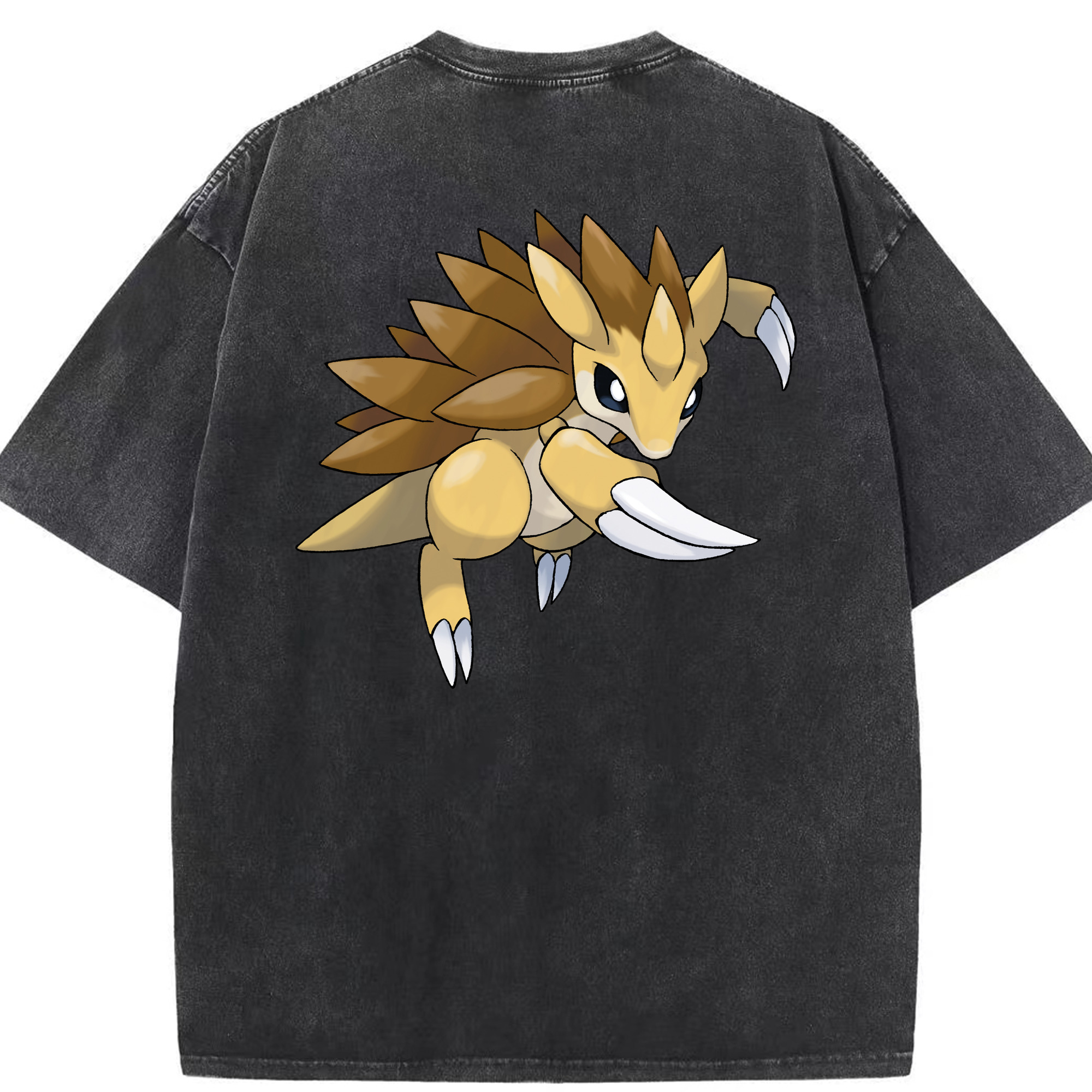 （画像用） ポケットモンスター Pokémon 綿100% ヴィンテージ風 半袖Tシャツ（背面プリント）