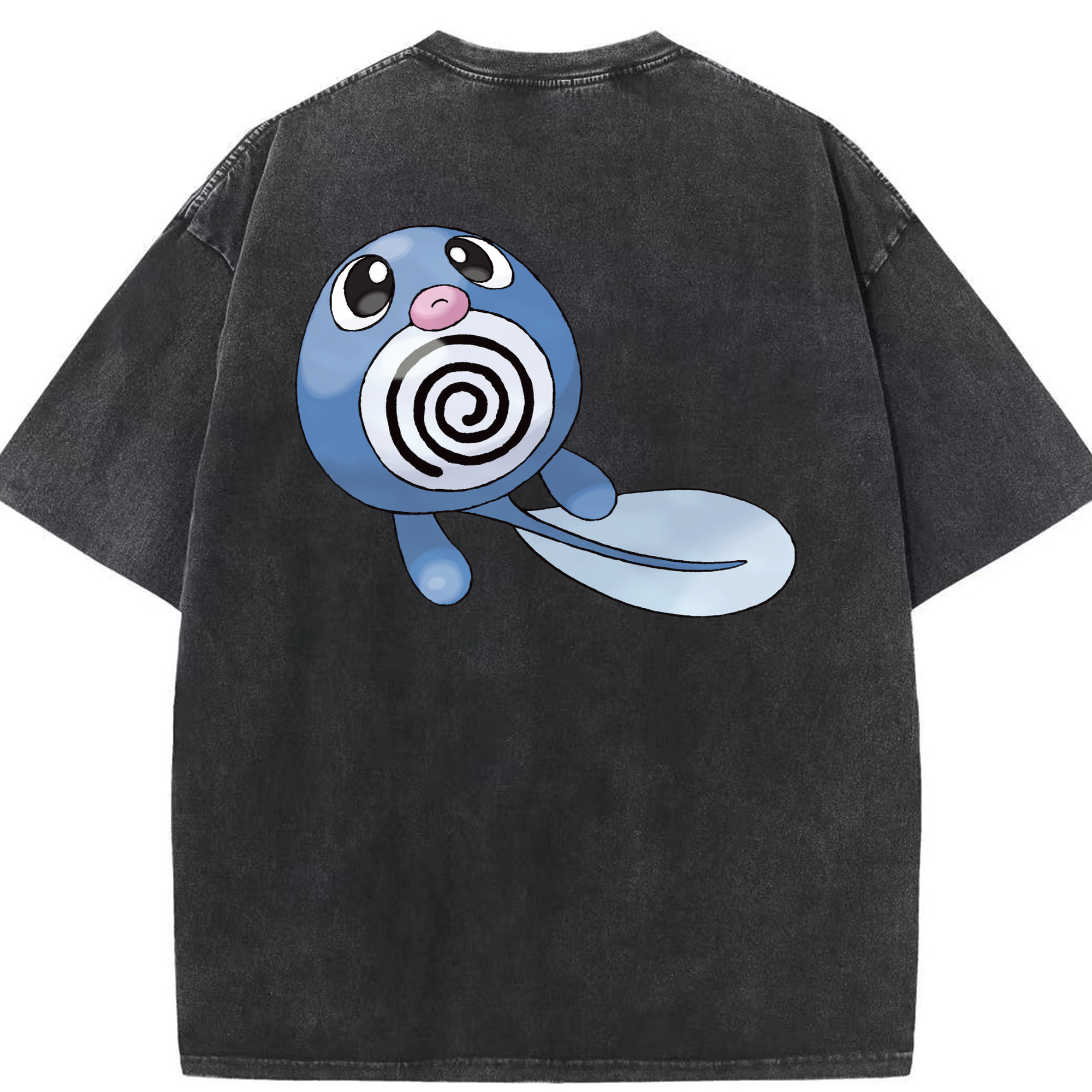 （画像用） ポケットモンスター Pokémon 綿100% ヴィンテージ風 半袖Tシャツ（背面プリント）