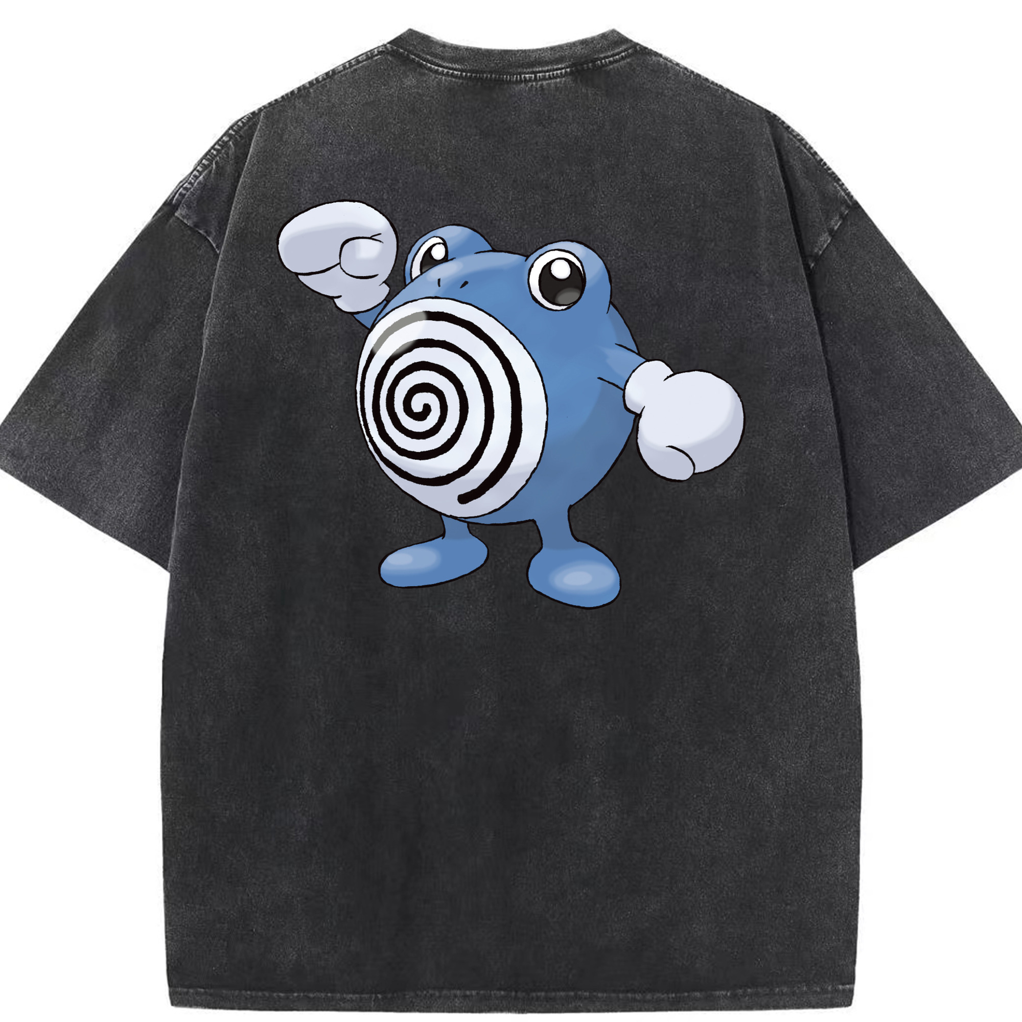 （画像用） ポケットモンスター Pokémon 綿100% ヴィンテージ風 半袖Tシャツ（背面プリント）