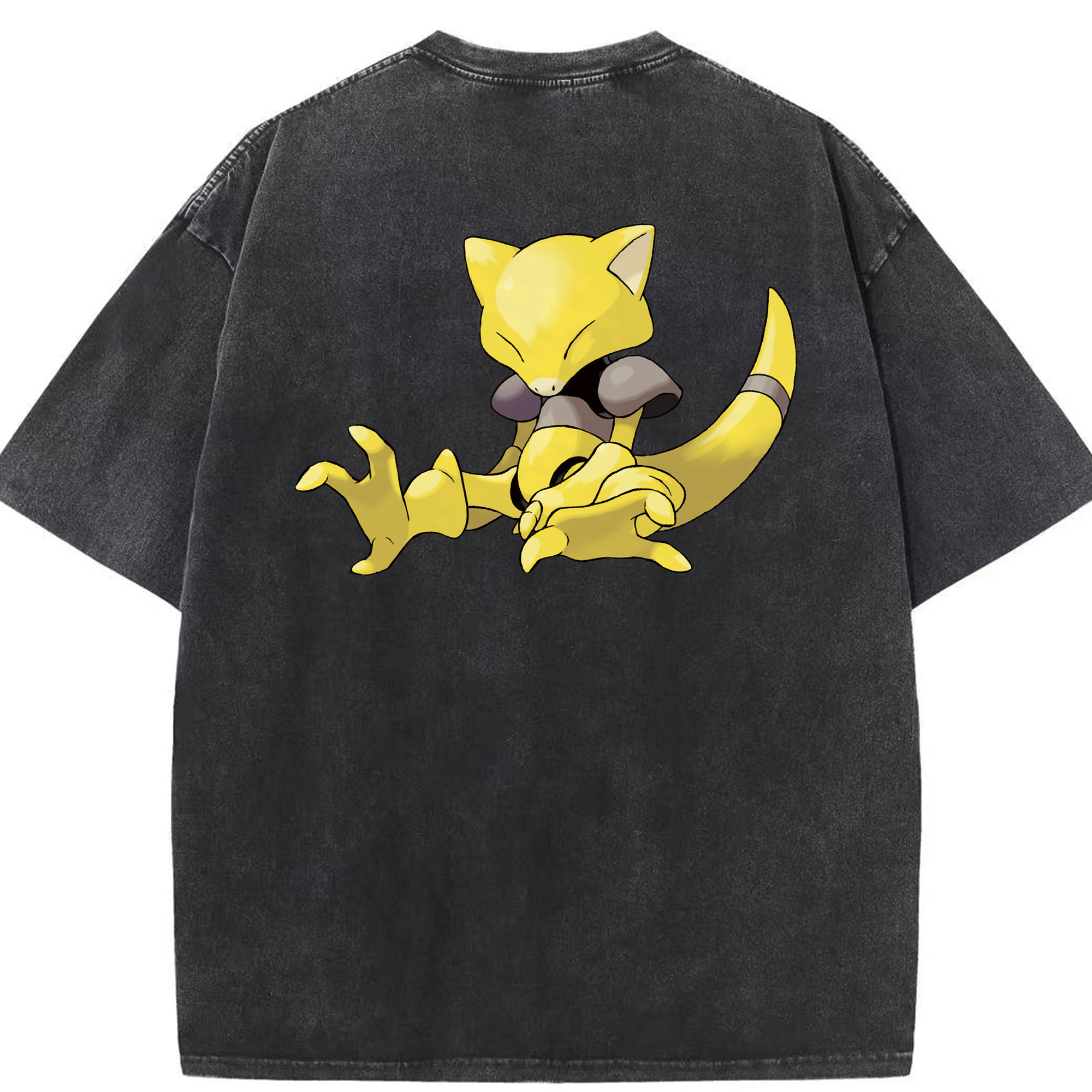 （画像用） ポケットモンスター Pokémon 綿100% ヴィンテージ風 半袖Tシャツ（背面プリント）