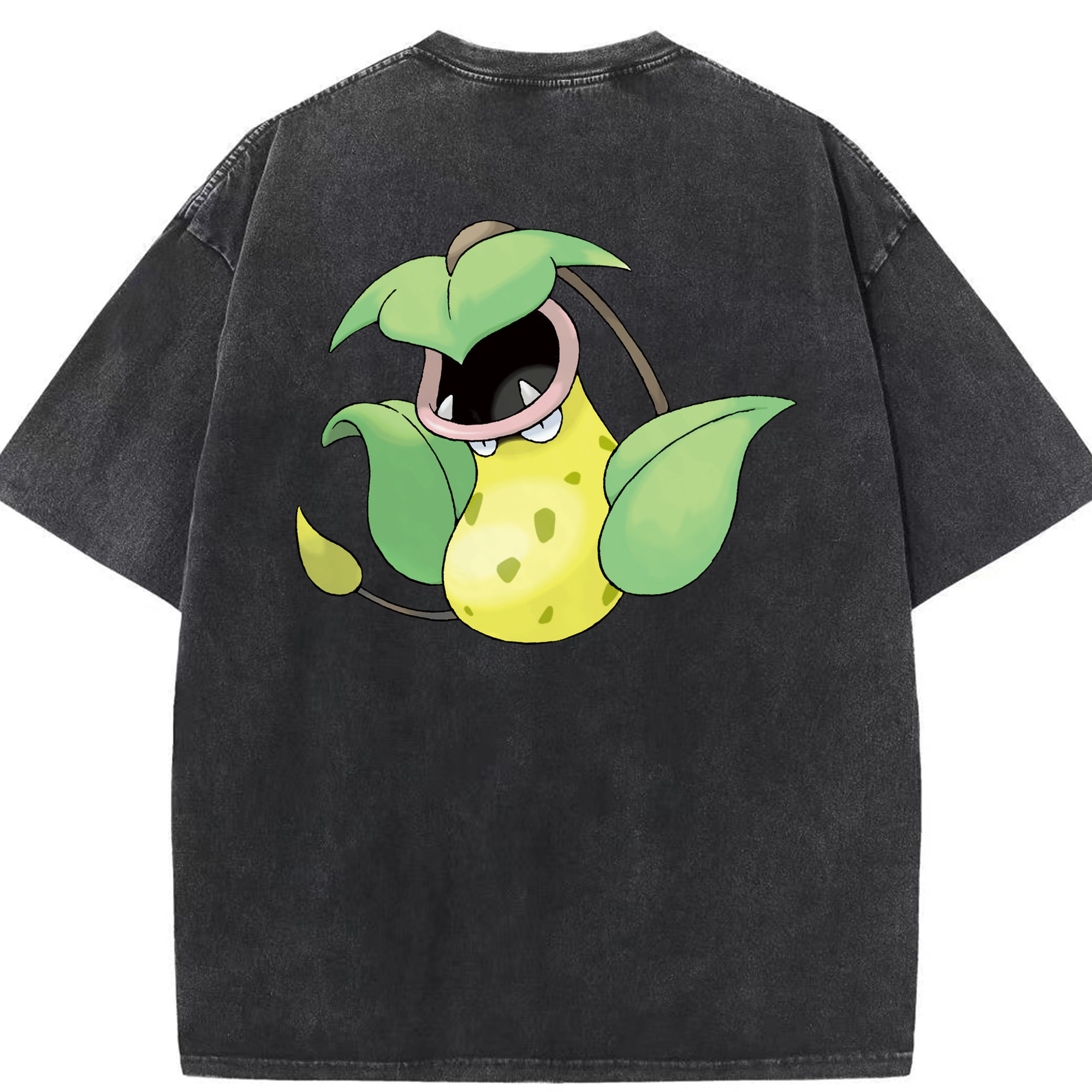 （画像用） ポケットモンスター Pokémon 綿100% ヴィンテージ風 半袖Tシャツ（背面プリント）
