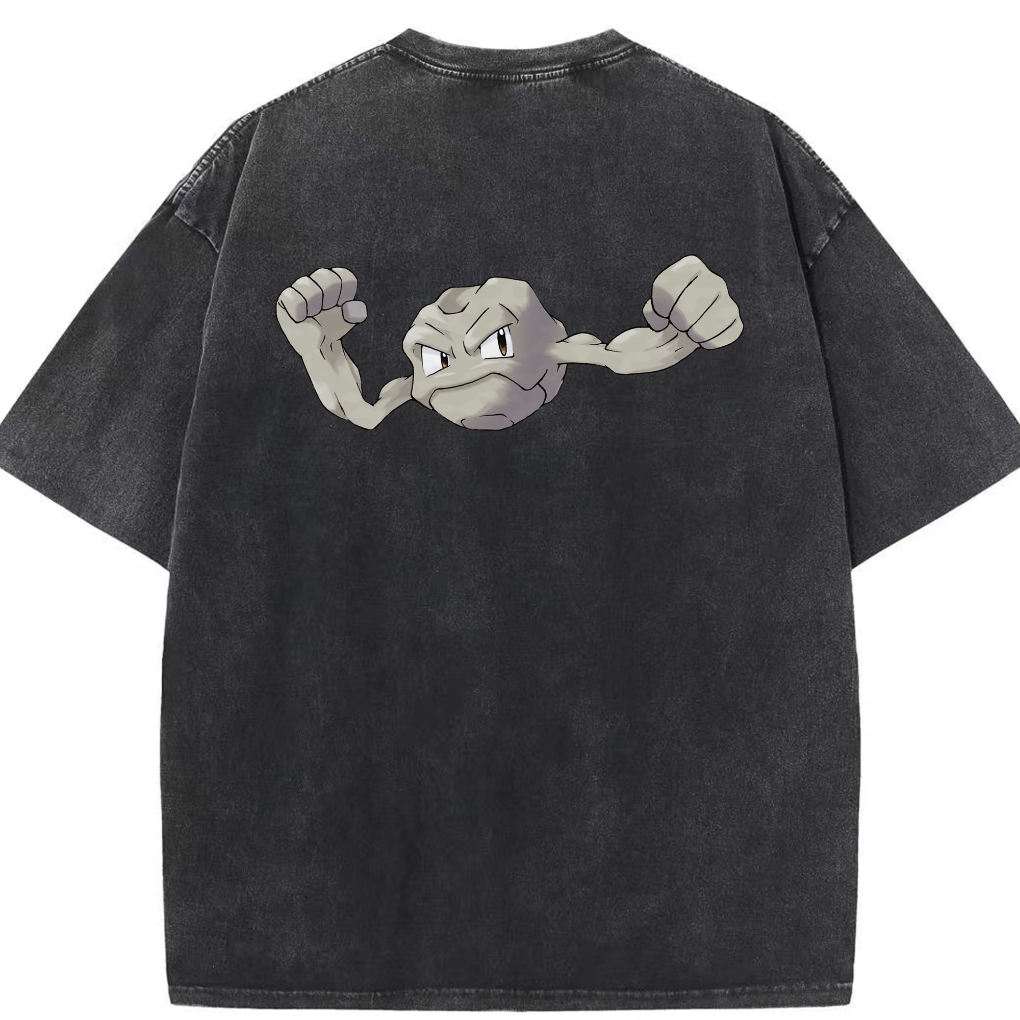 （画像用） ポケットモンスター Pokémon 綿100% ヴィンテージ風 半袖Tシャツ（背面プリント）