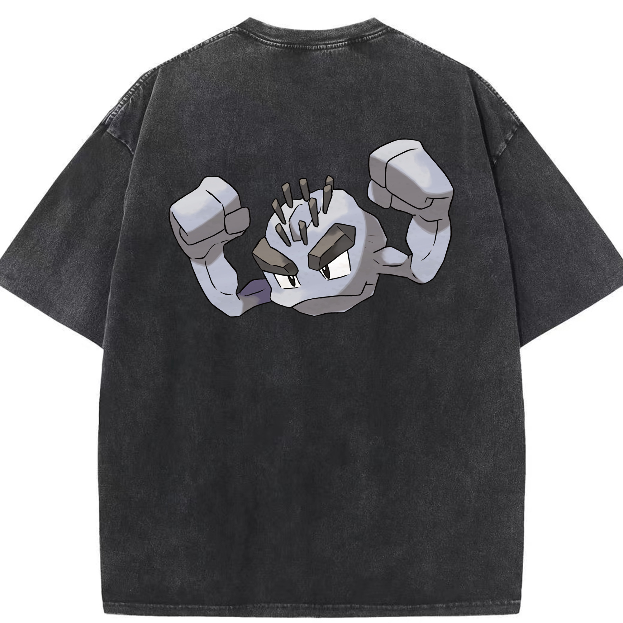 （画像用） ポケットモンスター Pokémon 綿100% ヴィンテージ風 半袖Tシャツ（背面プリント）