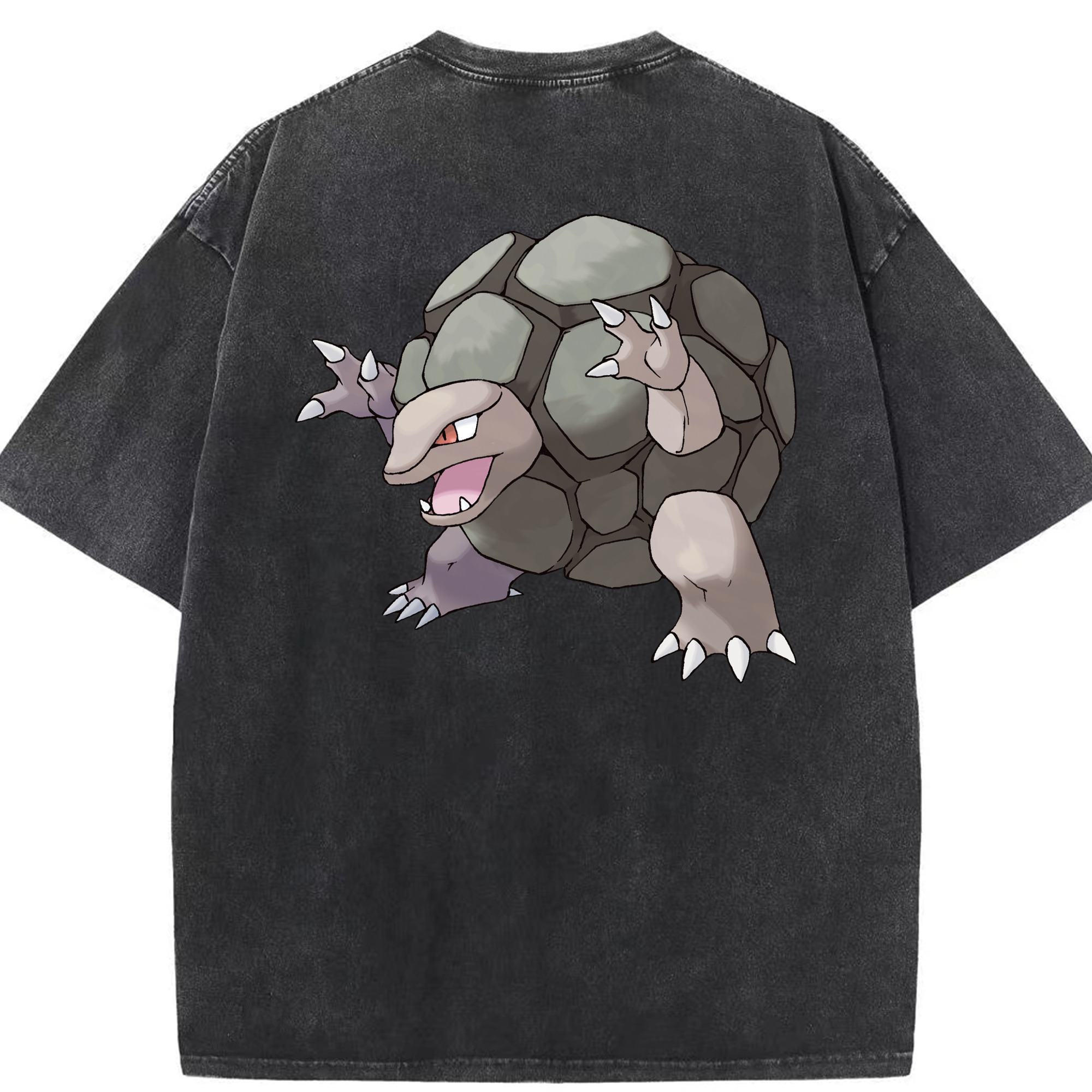（画像用） ポケットモンスター Pokémon 綿100% ヴィンテージ風 半袖Tシャツ（背面プリント）